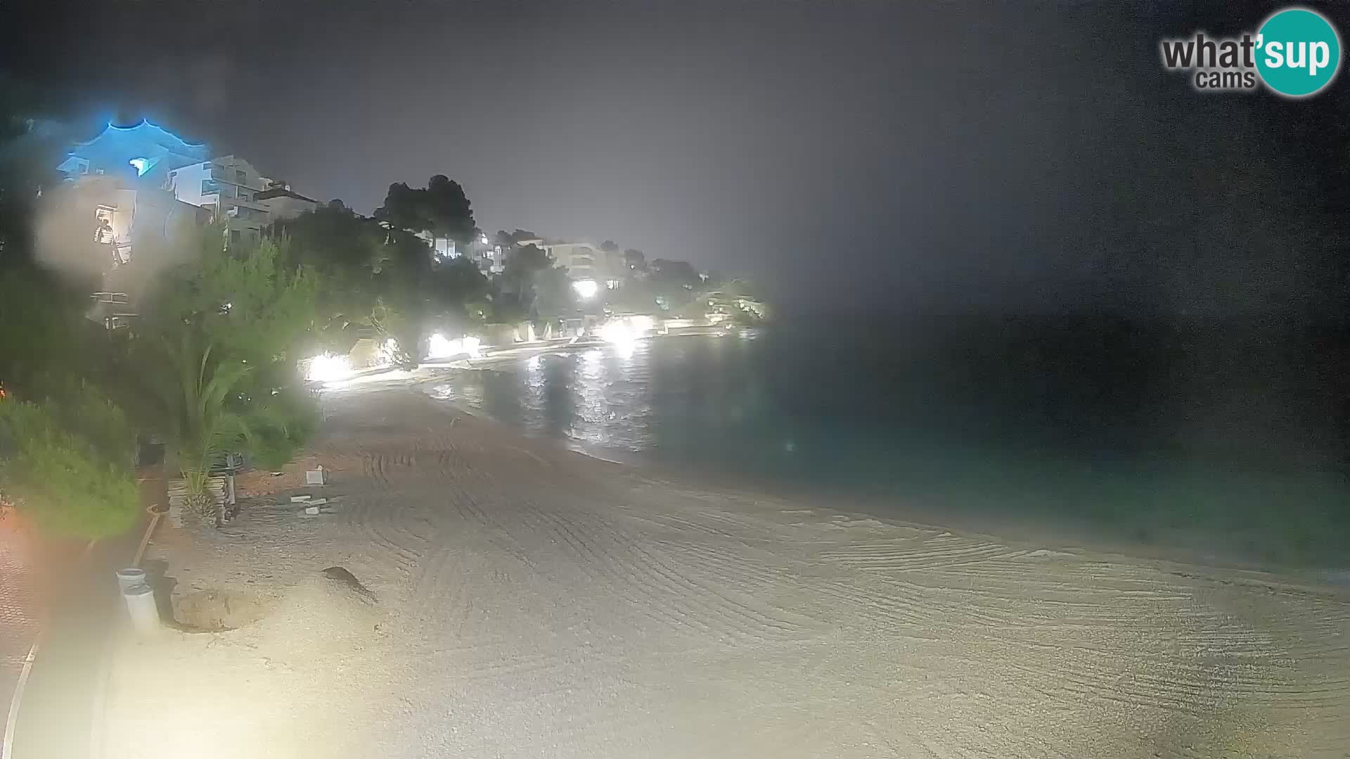 Webcam Lučica Beach Brela – Live View from the Adriatic Coast