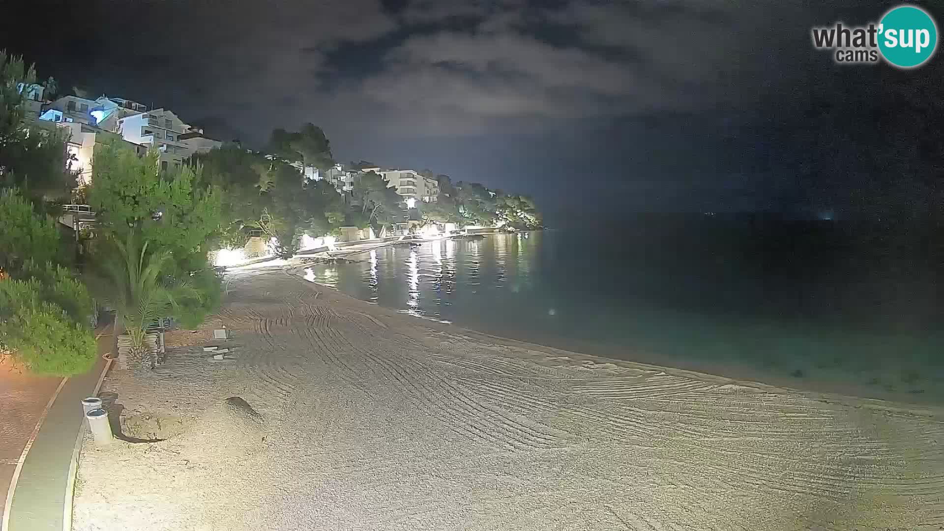 Webcam Lučica Beach Brela – Live View from the Adriatic Coast