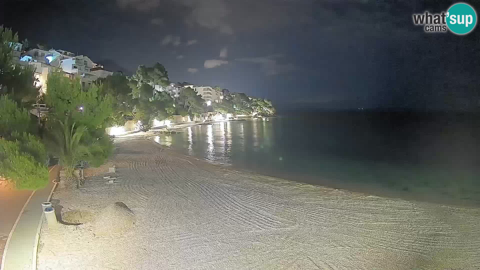 Webcam Lučica Beach Brela – Live View from the Adriatic Coast