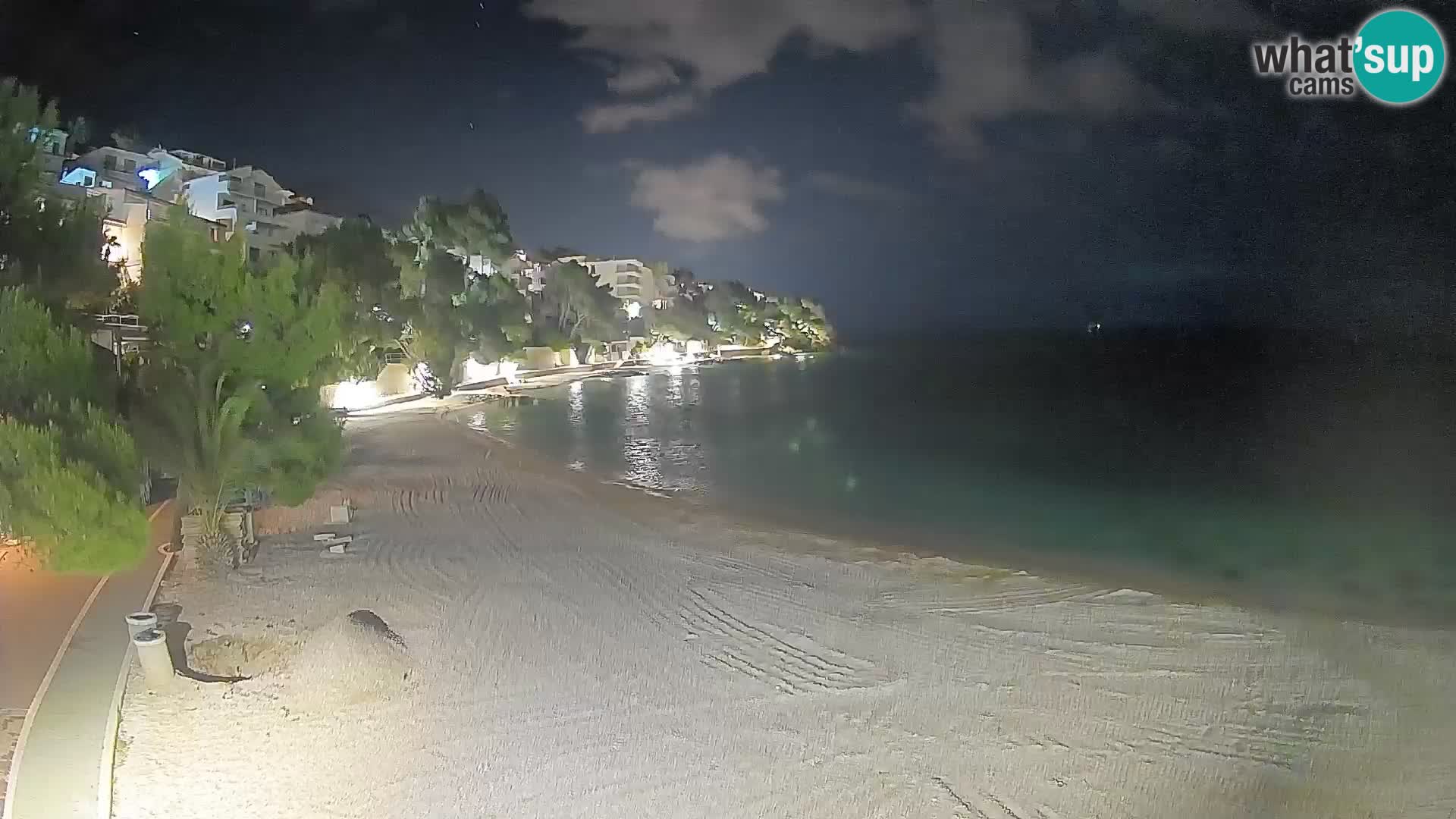 Webcam Lučica Beach Brela – Live View from the Adriatic Coast