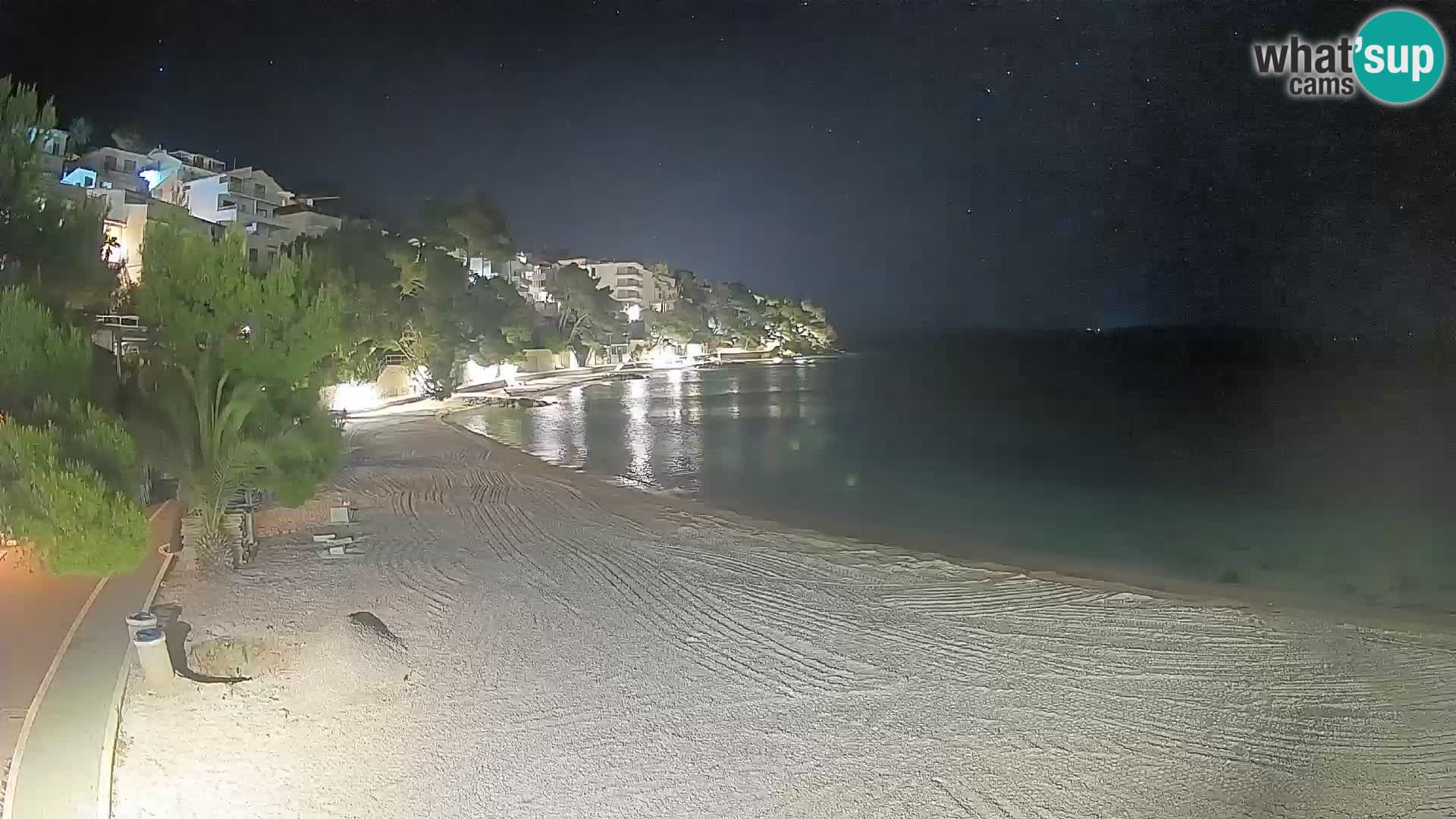 Webcam Lučica Beach Brela – Live View from the Adriatic Coast