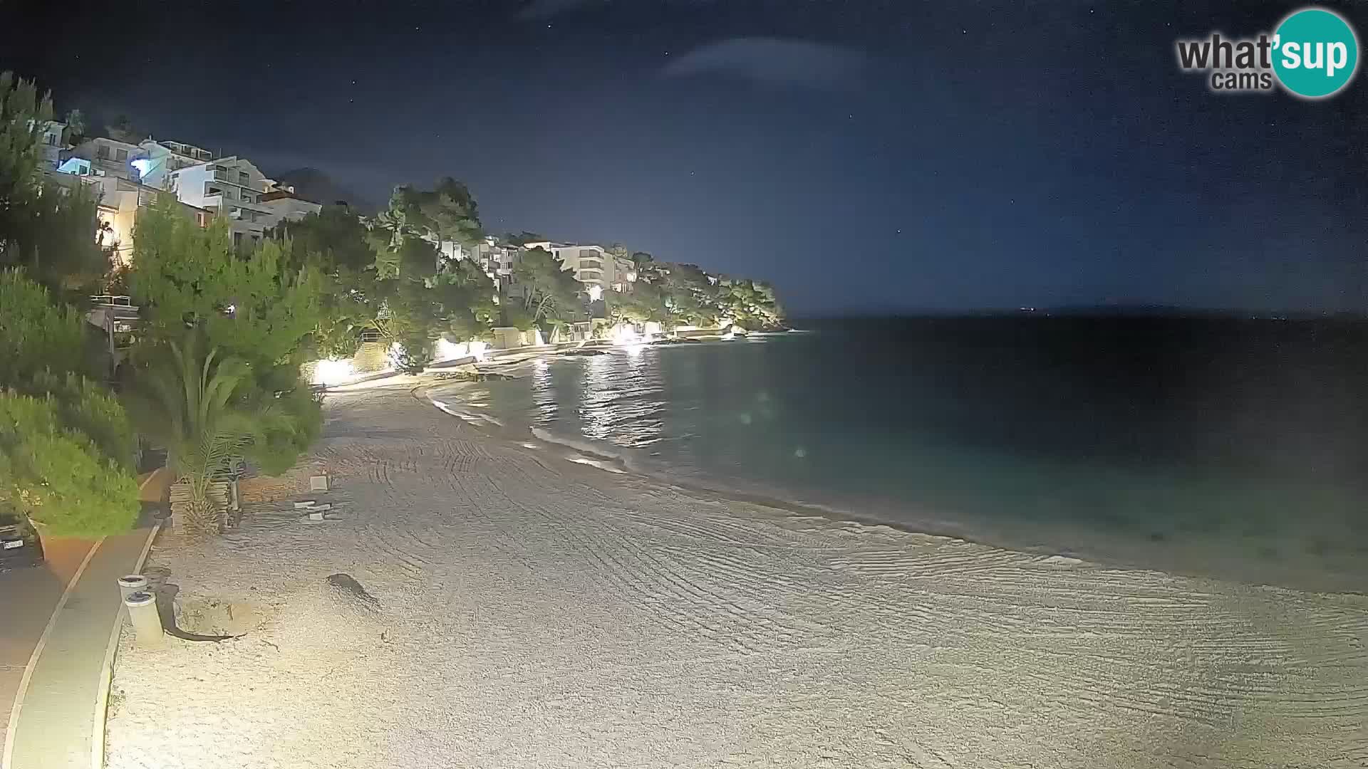 Webcam Lučica Beach Brela – Live View from the Adriatic Coast