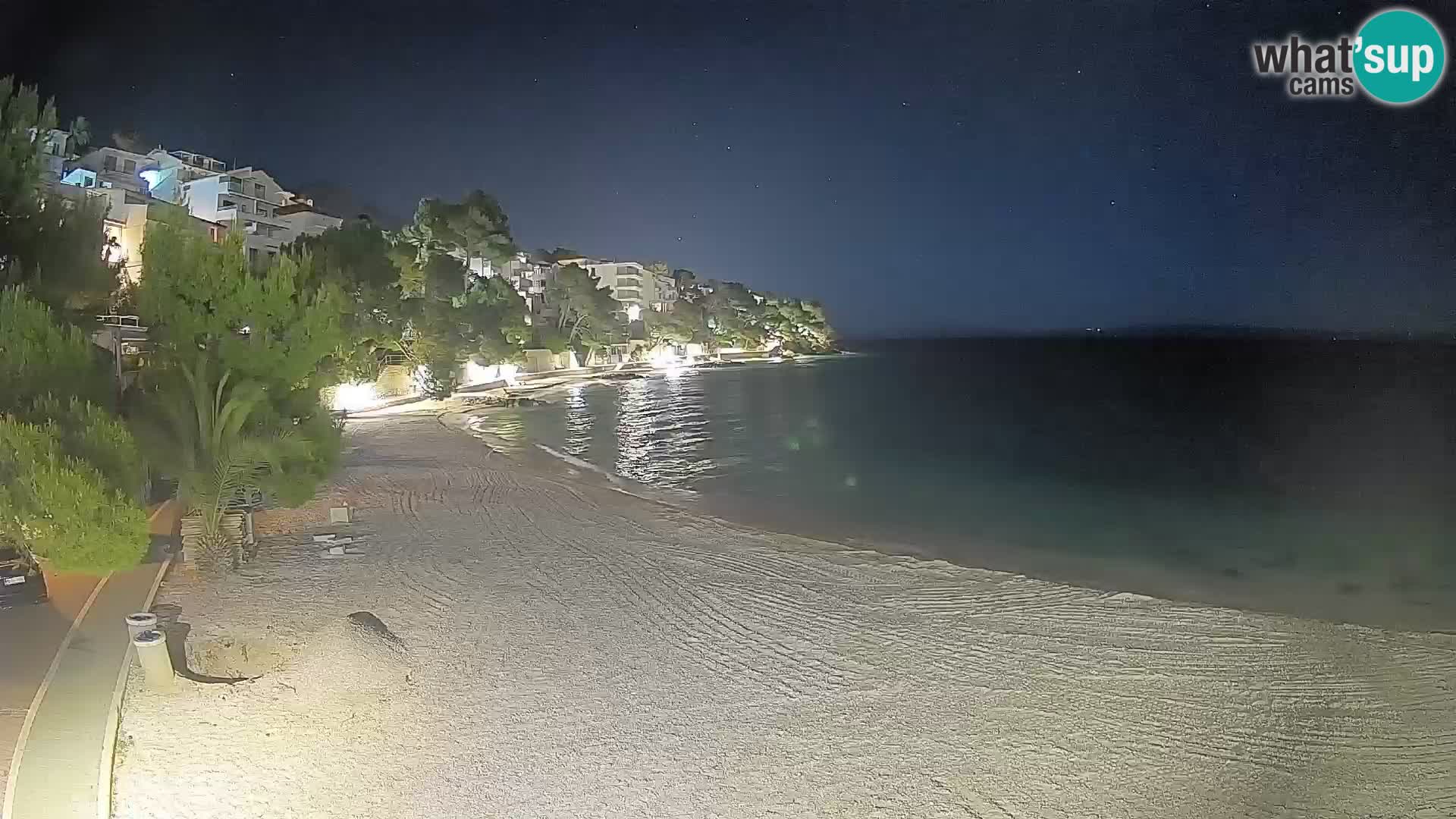 Webcam Lučica Beach Brela – Live View from the Adriatic Coast
