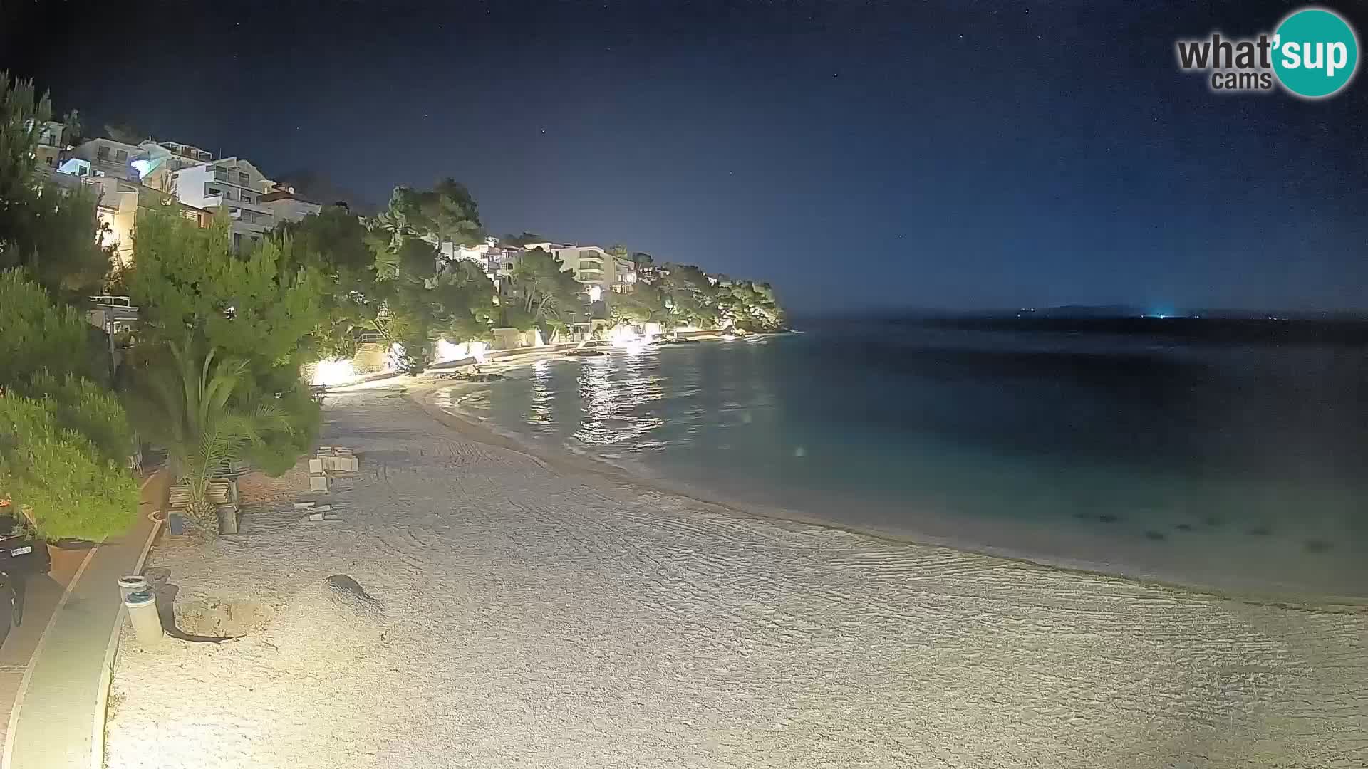 Webcam Lučica Beach Brela – Live View from the Adriatic Coast