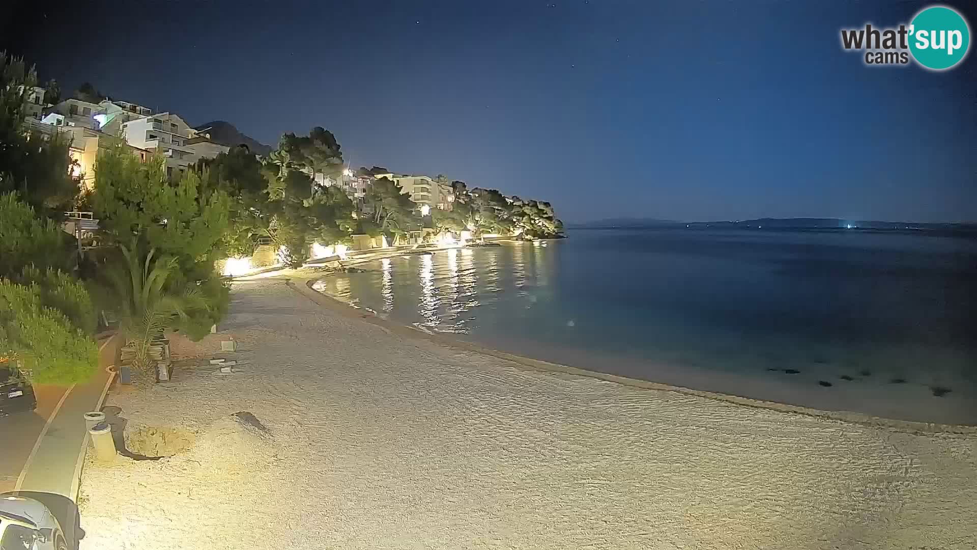 Webcam Lučica Beach Brela – Live View from the Adriatic Coast
