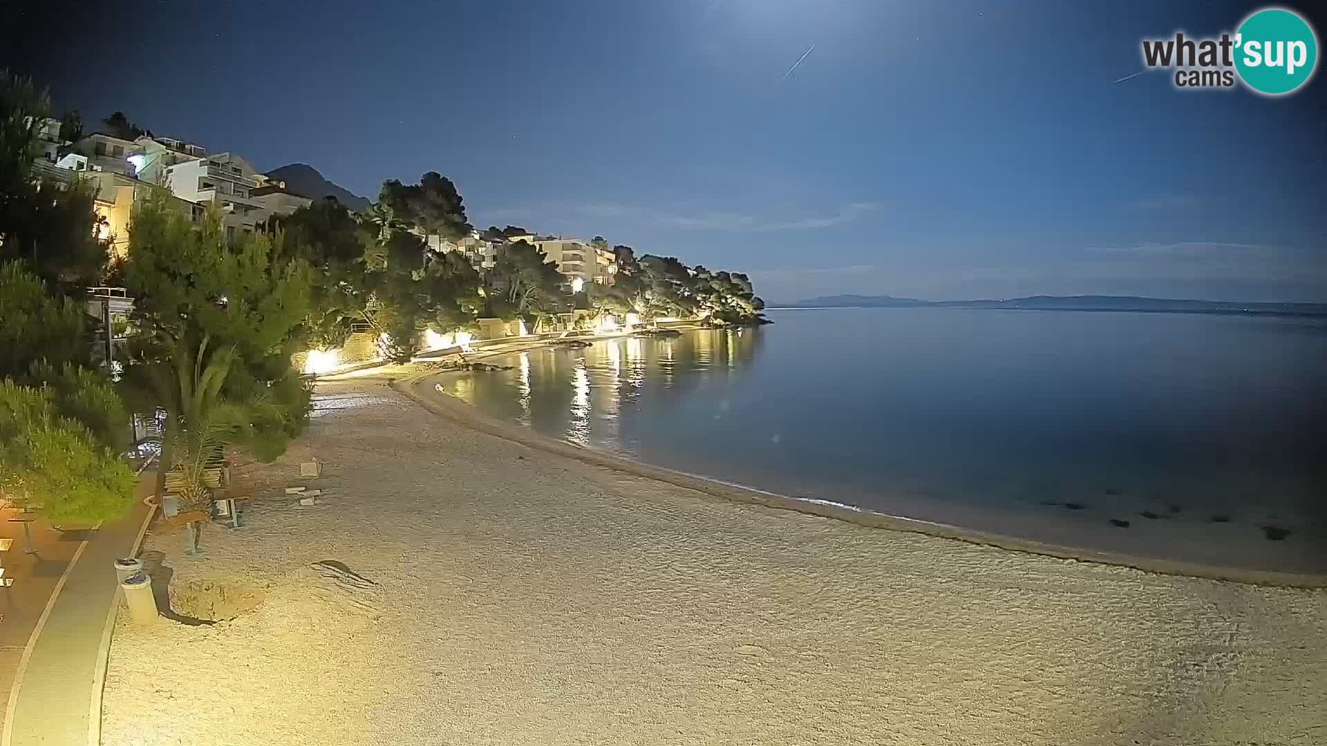 Webcam Lučica Beach Brela – Live View from the Adriatic Coast