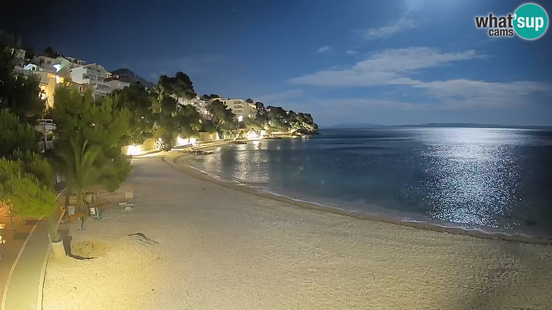 Webcam Lučica Beach Brela – Live View from the Adriatic Coast