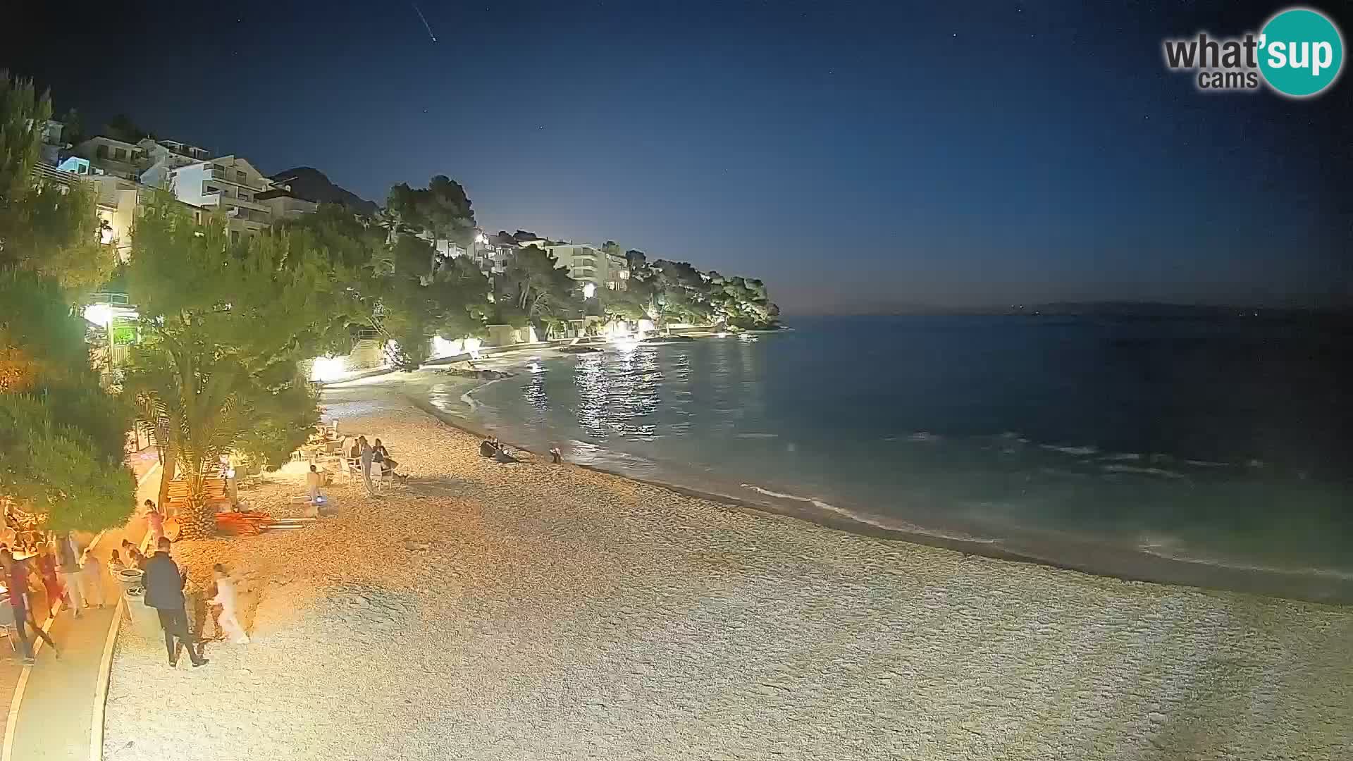 Webcam Lučica Beach Brela – Live View from the Adriatic Coast