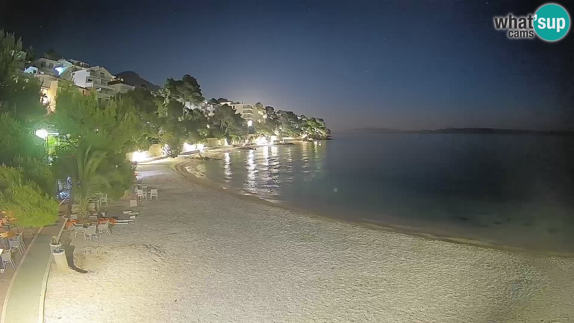 Webcam Lučica Beach Brela – Live View from the Adriatic Coast