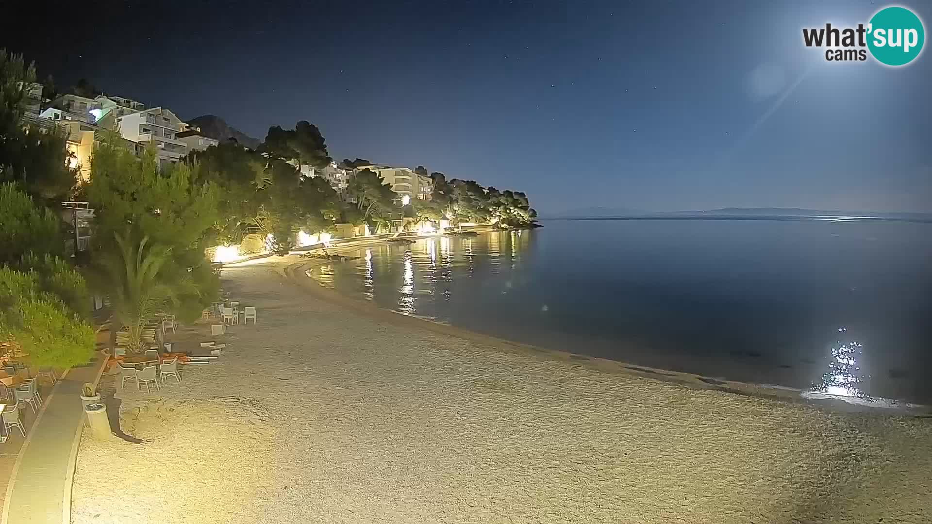 Webcam Lučica Beach Brela – Live View from the Adriatic Coast