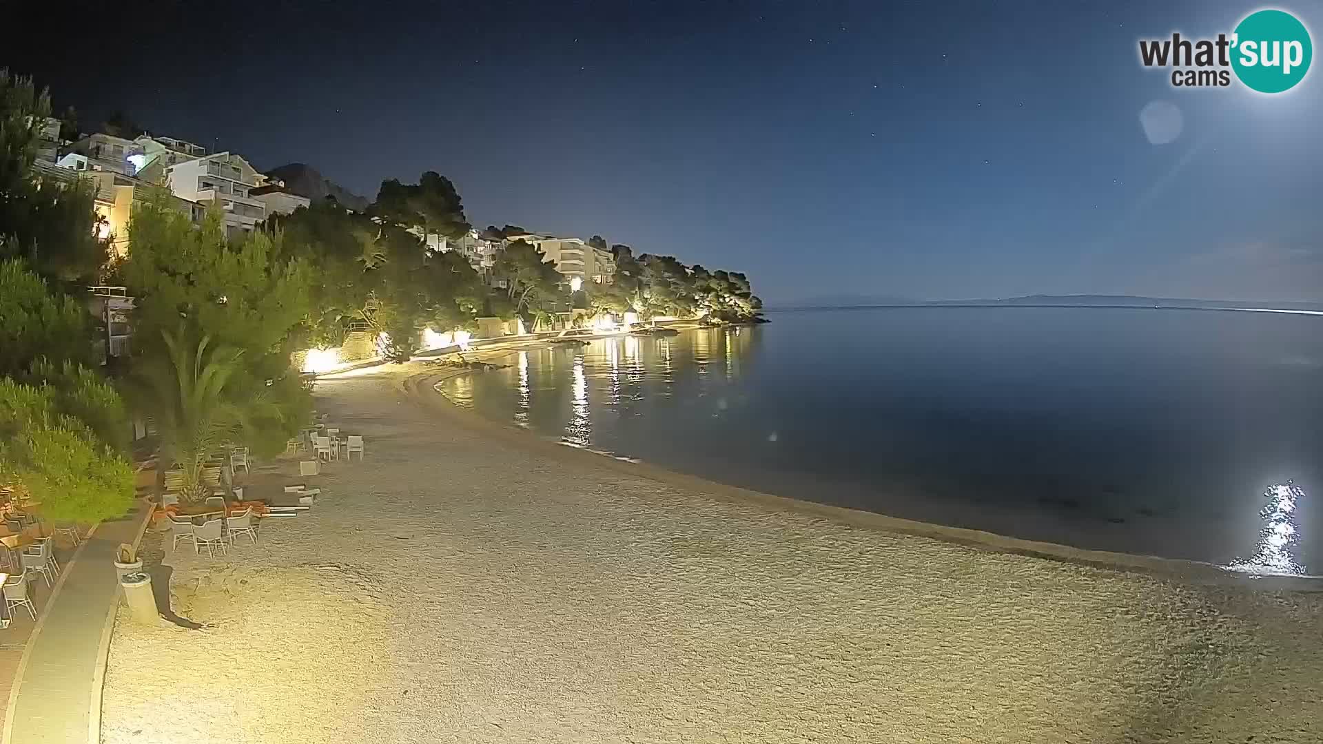 Webcam Lučica Beach Brela – Live View from the Adriatic Coast