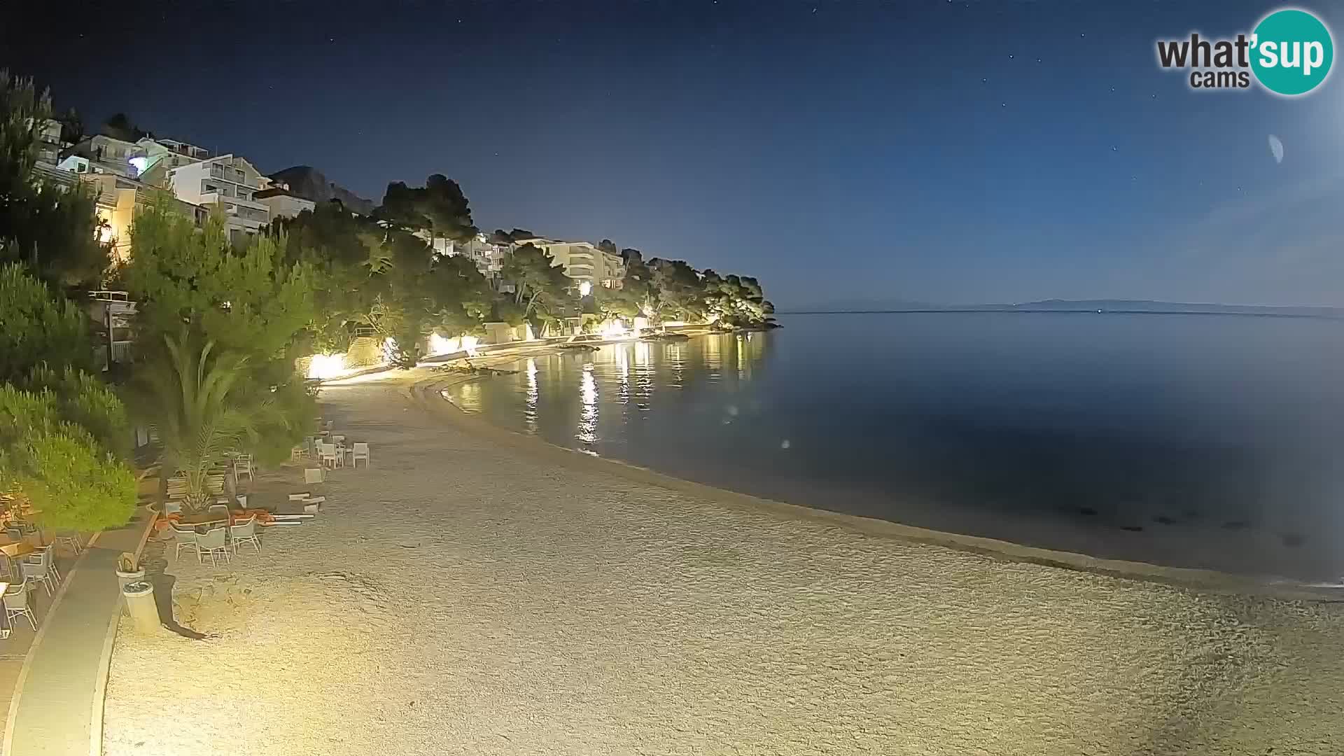 Webcam Lučica Beach Brela – Live View from the Adriatic Coast