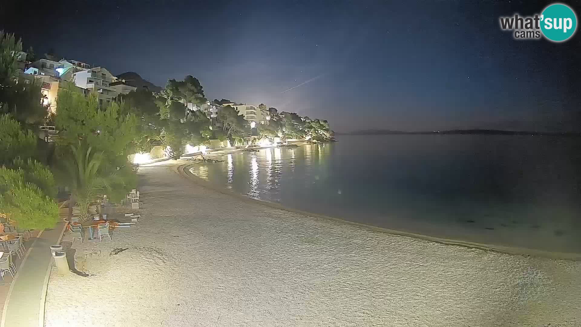 Webcam Lučica Beach Brela – Live View from the Adriatic Coast