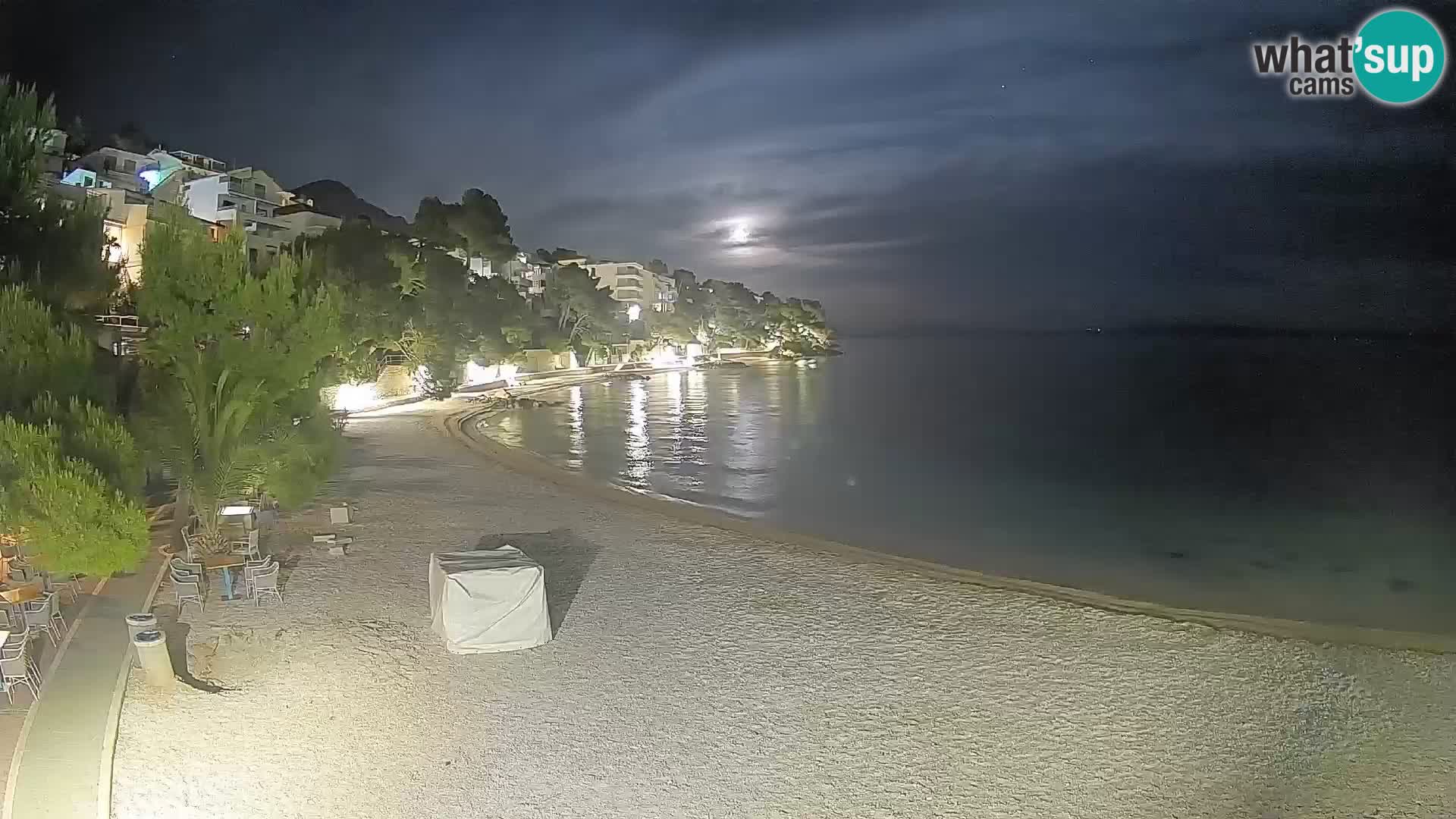 Webcam Lučica Beach Brela – Live View from the Adriatic Coast