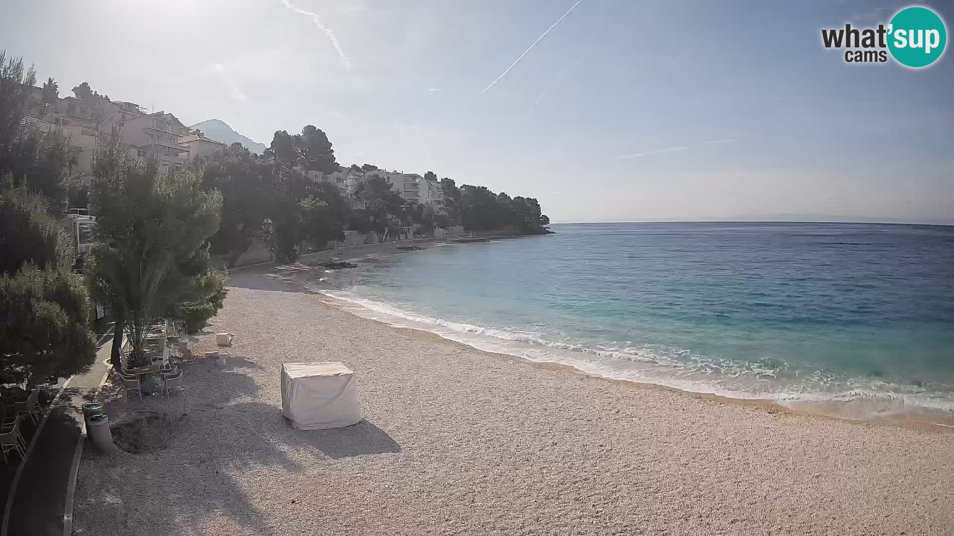 Webcam Lučica Beach Brela – Live View from the Adriatic Coast