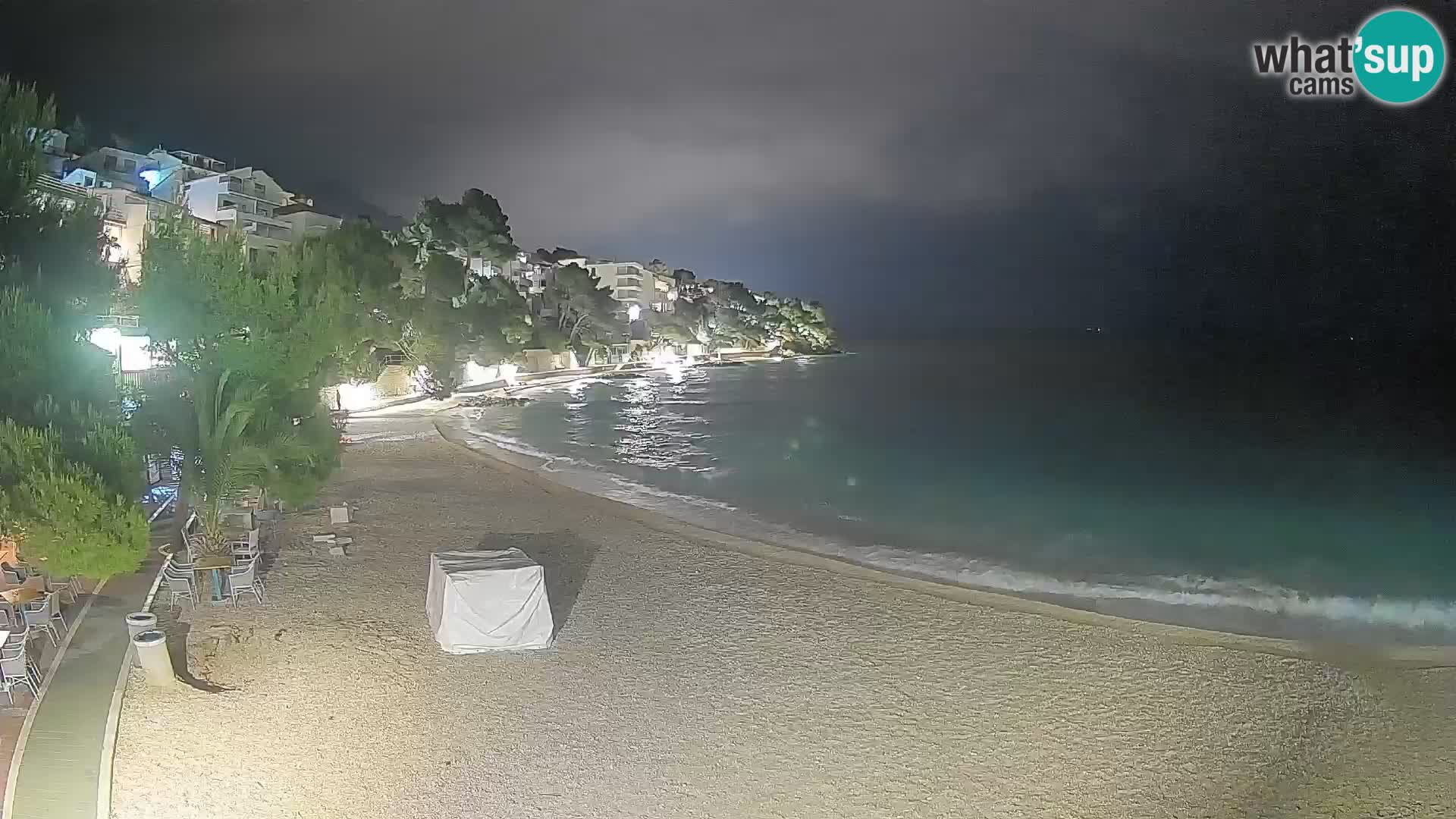 Webcam Lučica Beach Brela – Live View from the Adriatic Coast