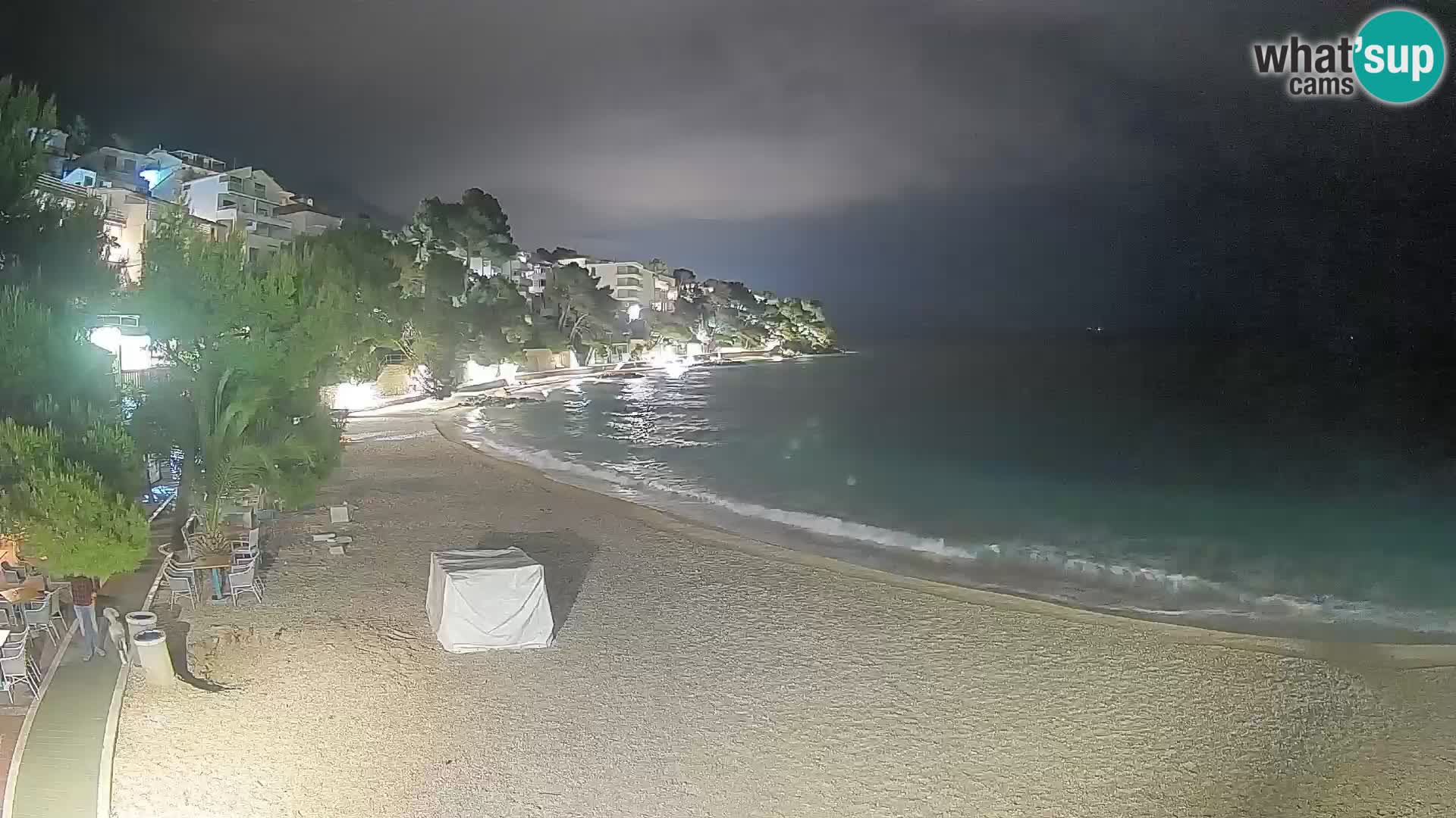 Webcam Lučica Beach Brela – Live View from the Adriatic Coast