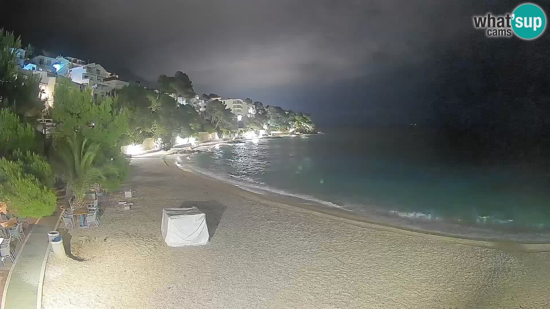 Webcam Lučica Beach Brela – Live View from the Adriatic Coast