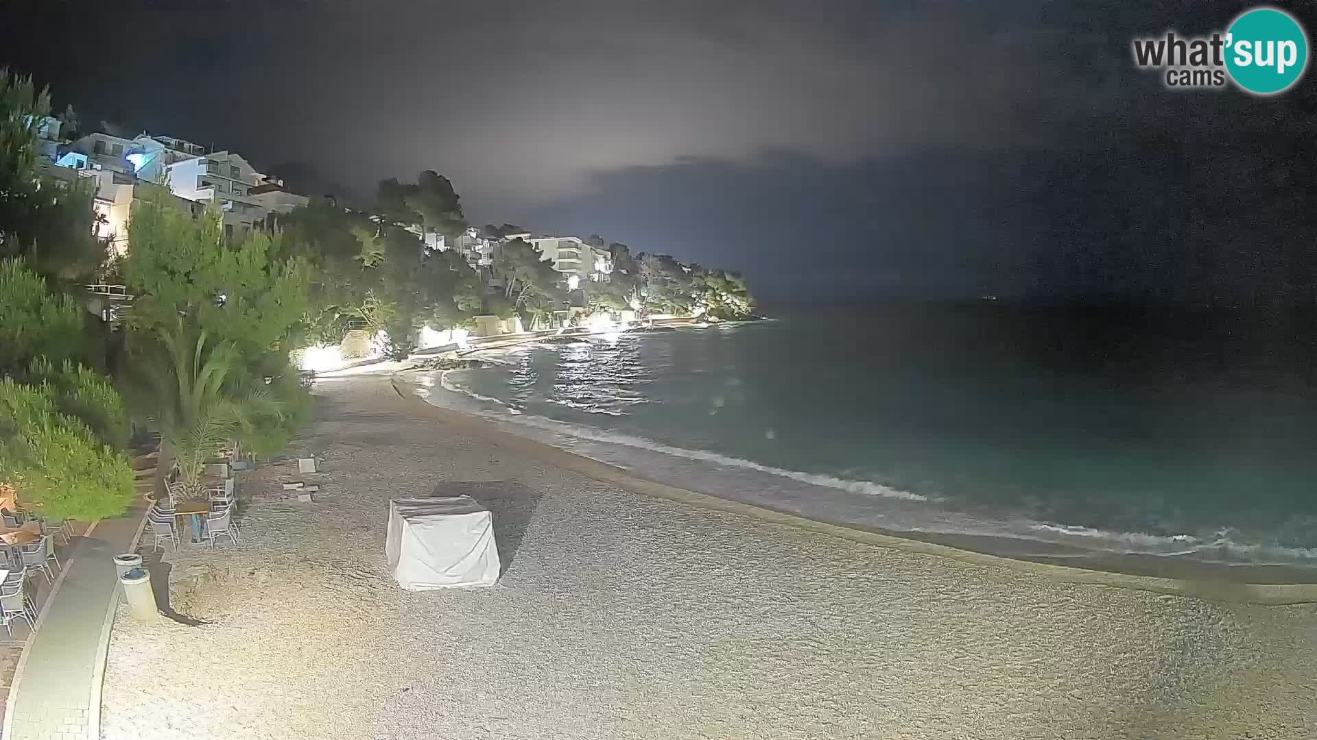 Webcam Lučica Beach Brela – Live View from the Adriatic Coast