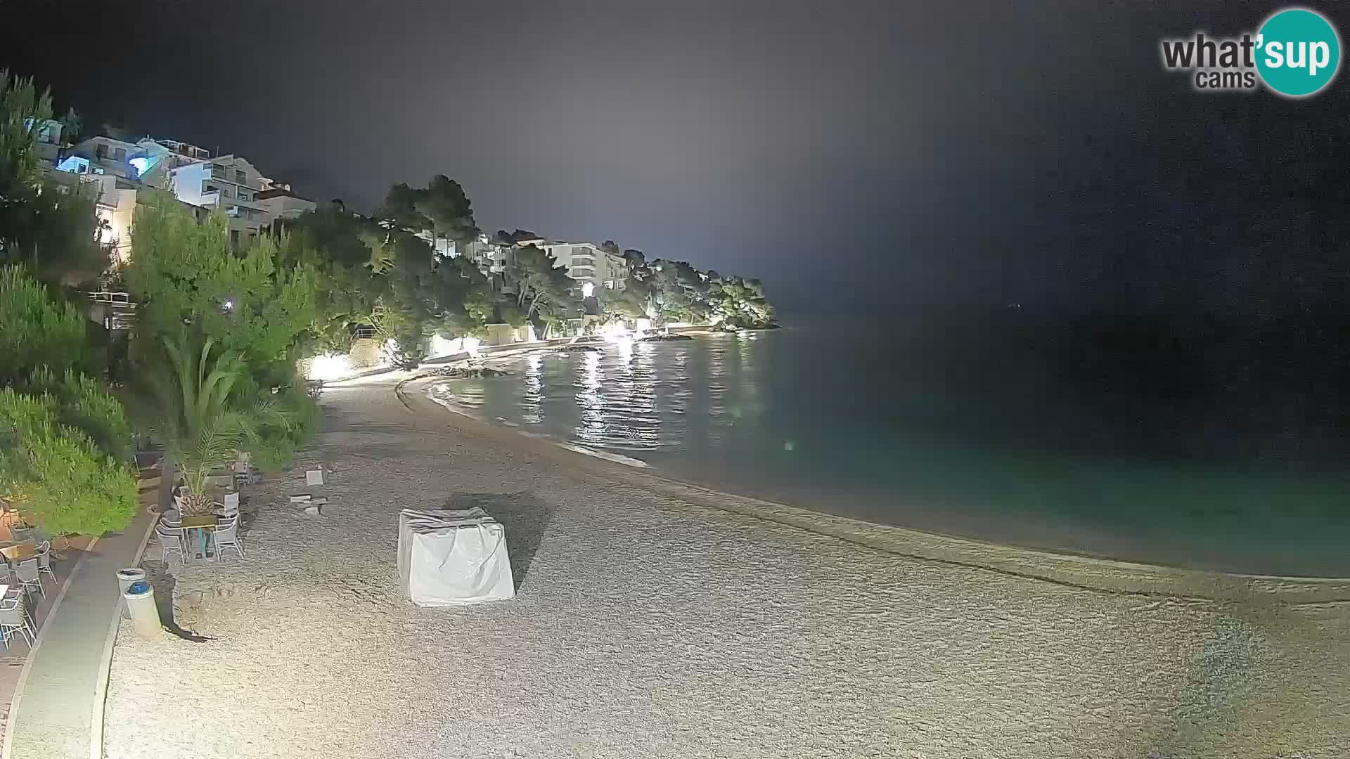 Webcam Lučica Beach Brela – Live View from the Adriatic Coast