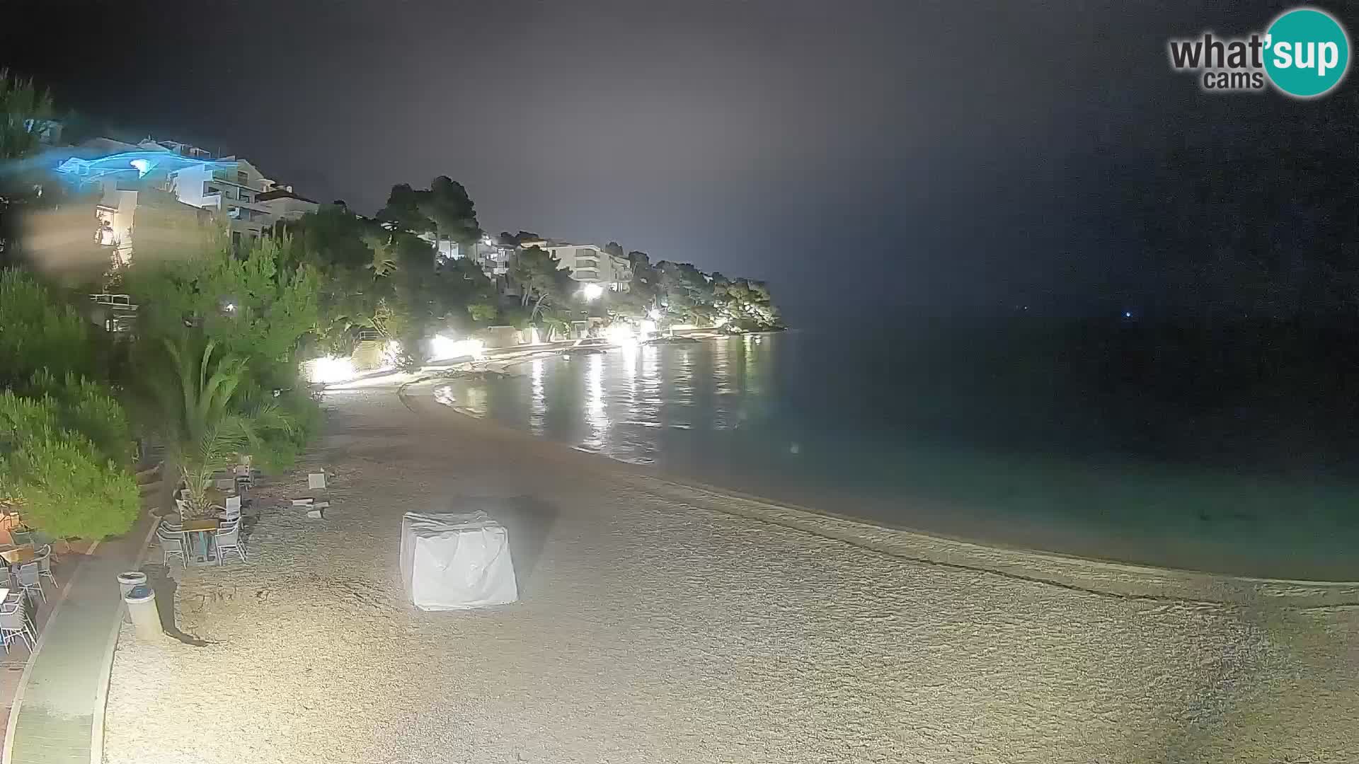 Webcam Lučica Beach Brela – Live View from the Adriatic Coast