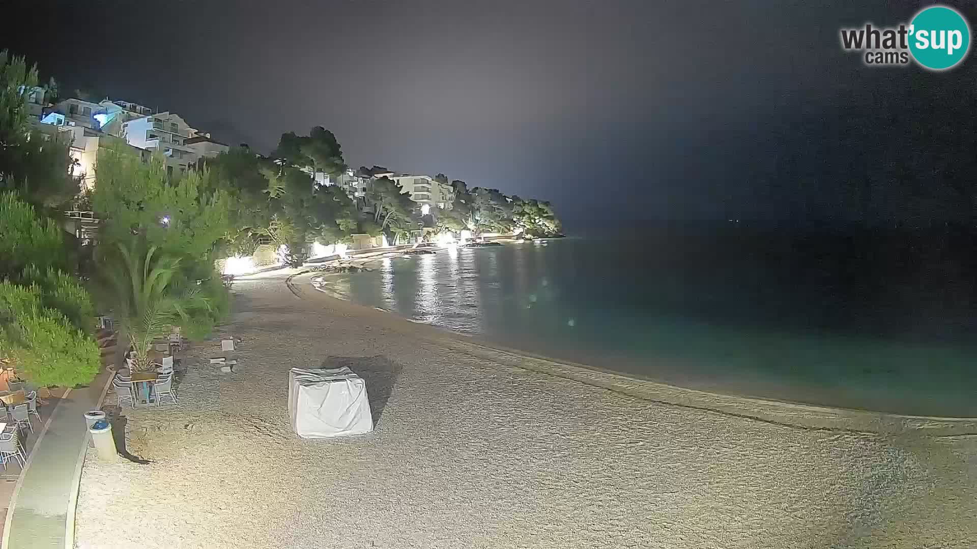 Webcam Lučica Beach Brela – Live View from the Adriatic Coast