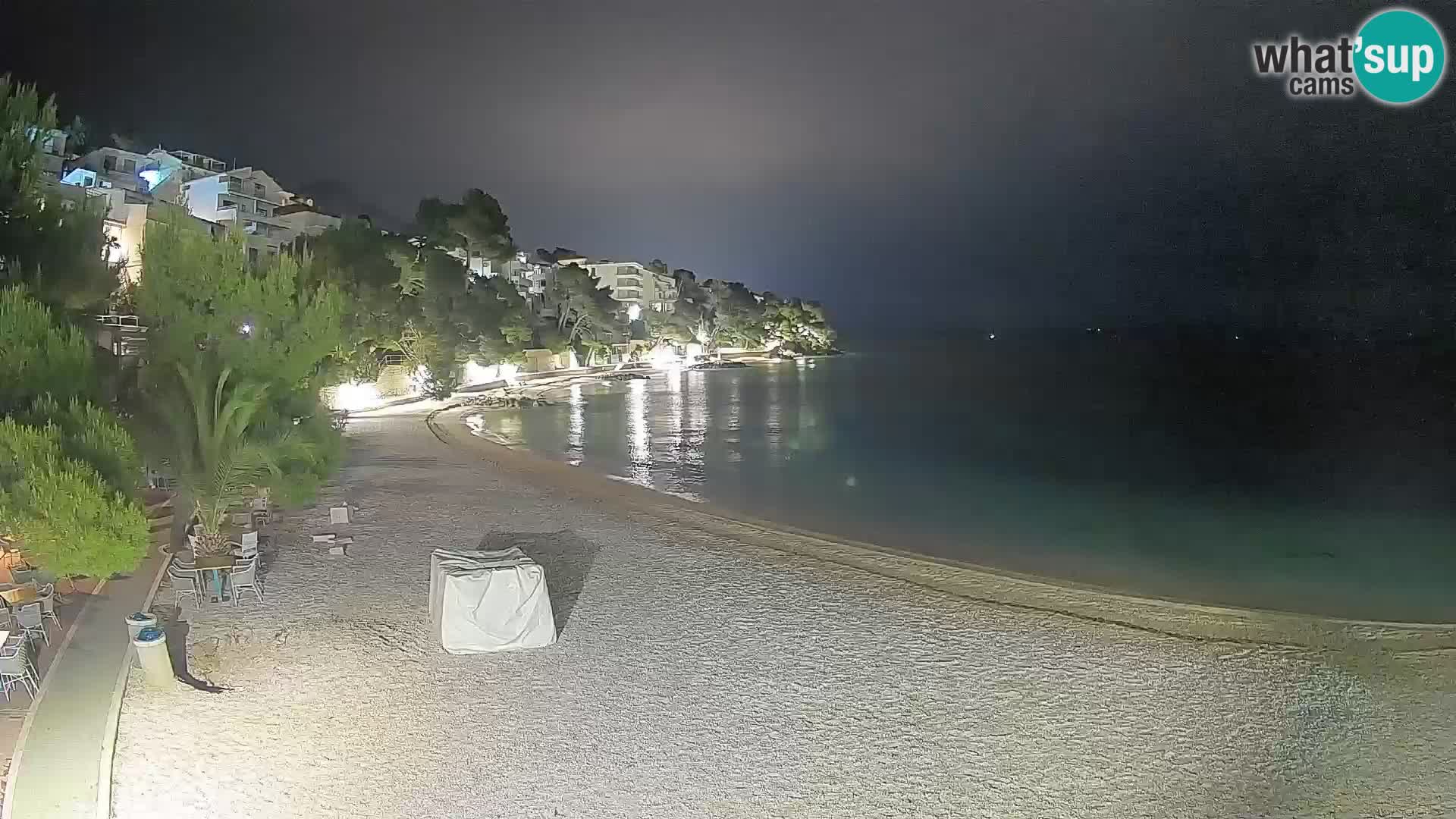 Webcam Lučica Beach Brela – Live View from the Adriatic Coast