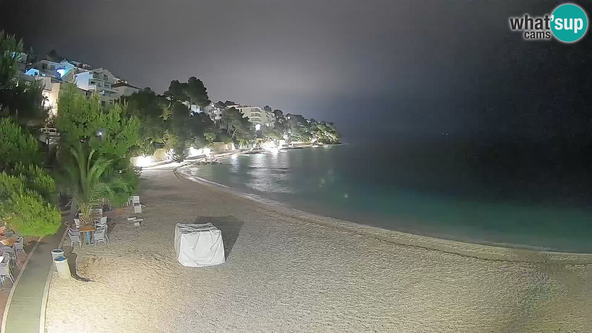 Webcam Lučica Beach Brela – Live View from the Adriatic Coast