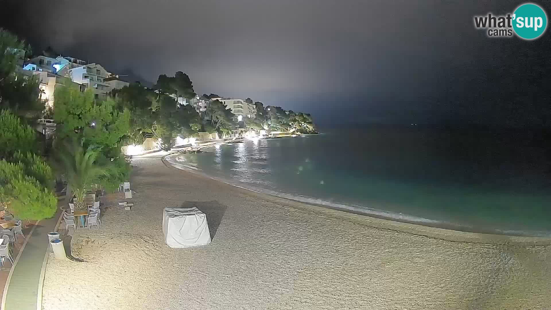 Webcam Lučica Beach Brela – Live View from the Adriatic Coast
