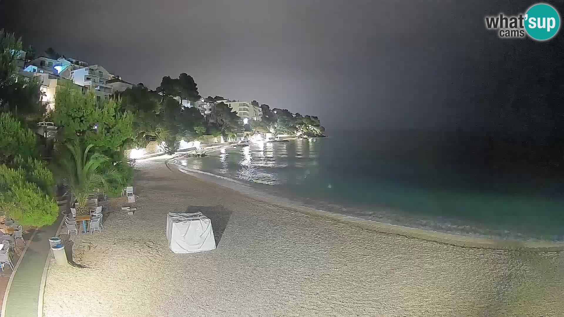 Webcam Lučica Beach Brela – Live View from the Adriatic Coast