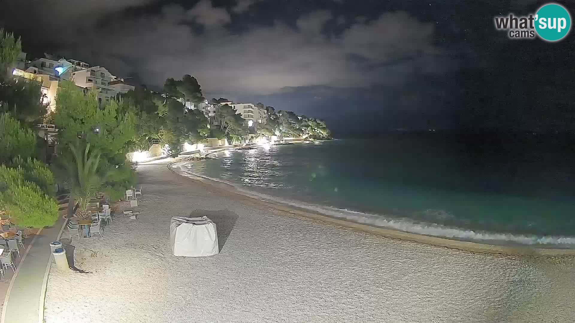 Webcam Lučica Beach Brela – Live View from the Adriatic Coast