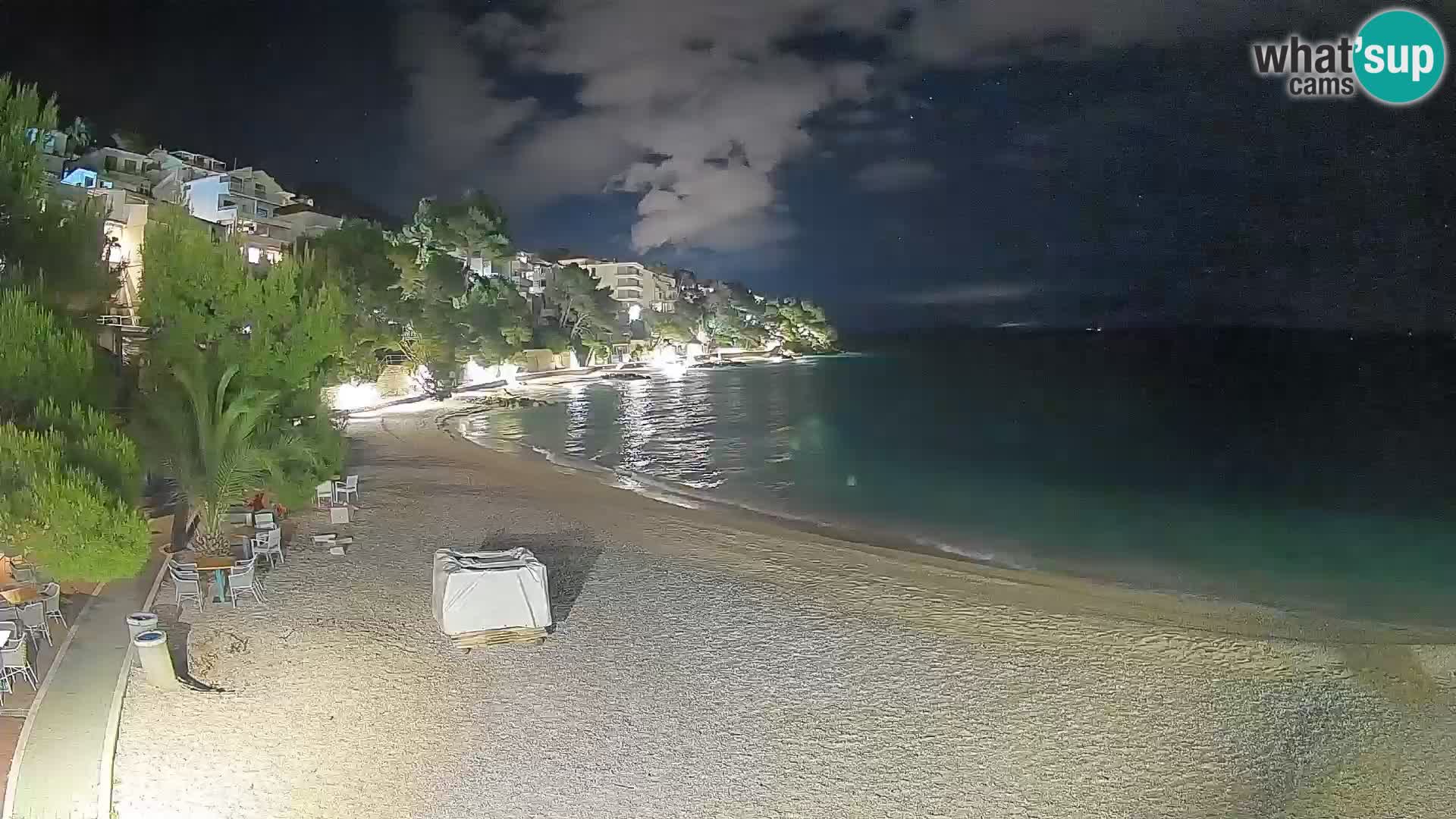 Webcam Lučica Beach Brela – Live View from the Adriatic Coast