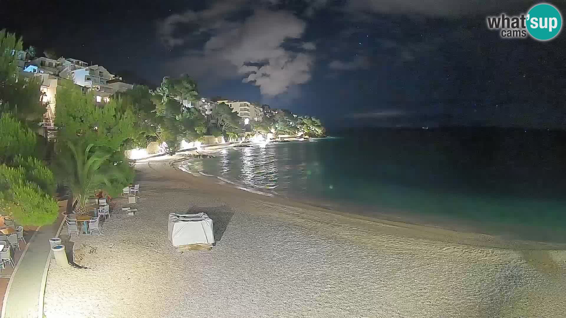 Webcam Lučica Beach Brela – Live View from the Adriatic Coast