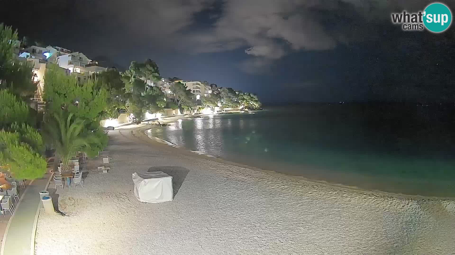 Webcam Lučica Beach Brela – Live View from the Adriatic Coast