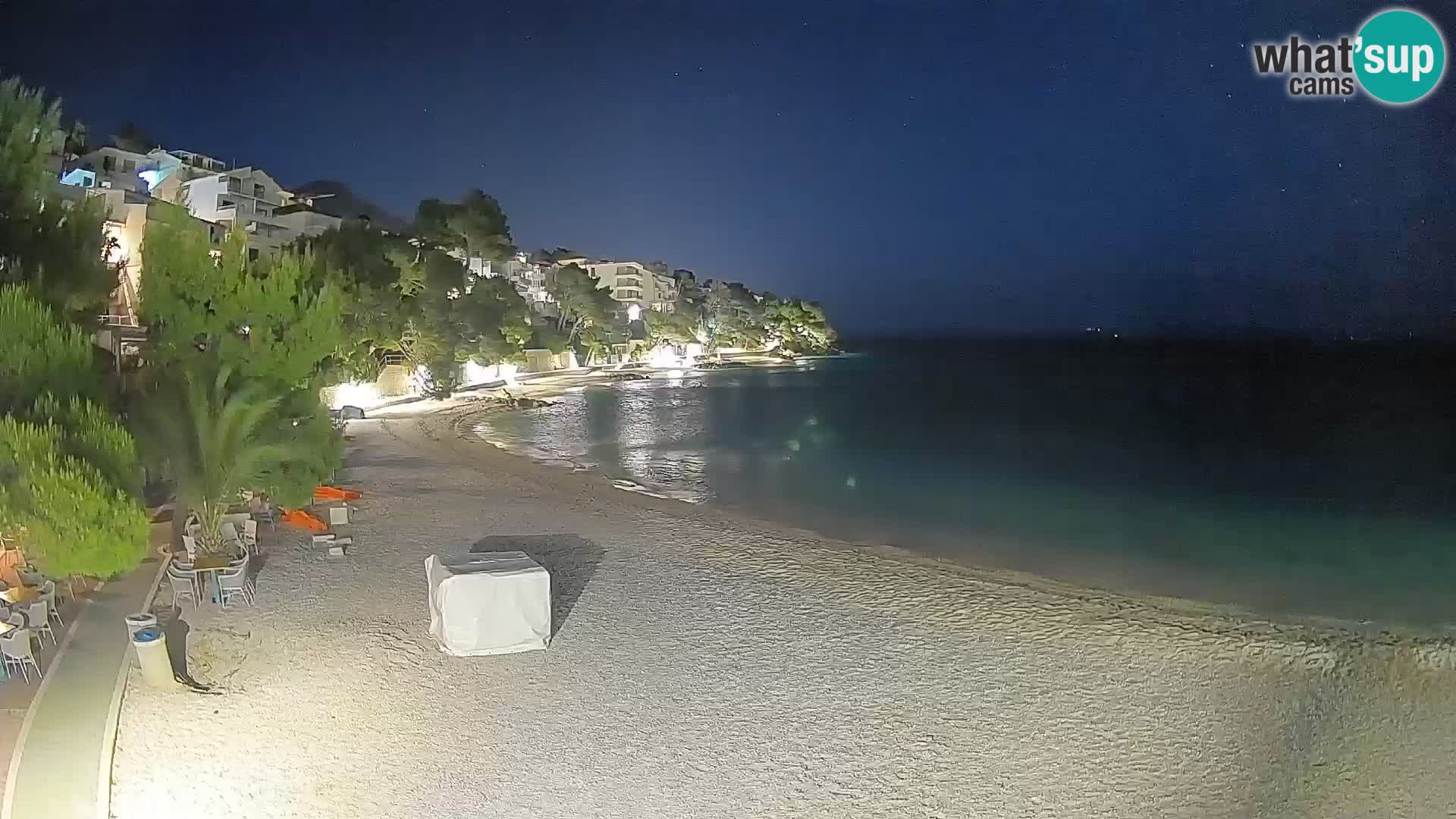 Webcam Lučica Beach Brela – Live View from the Adriatic Coast