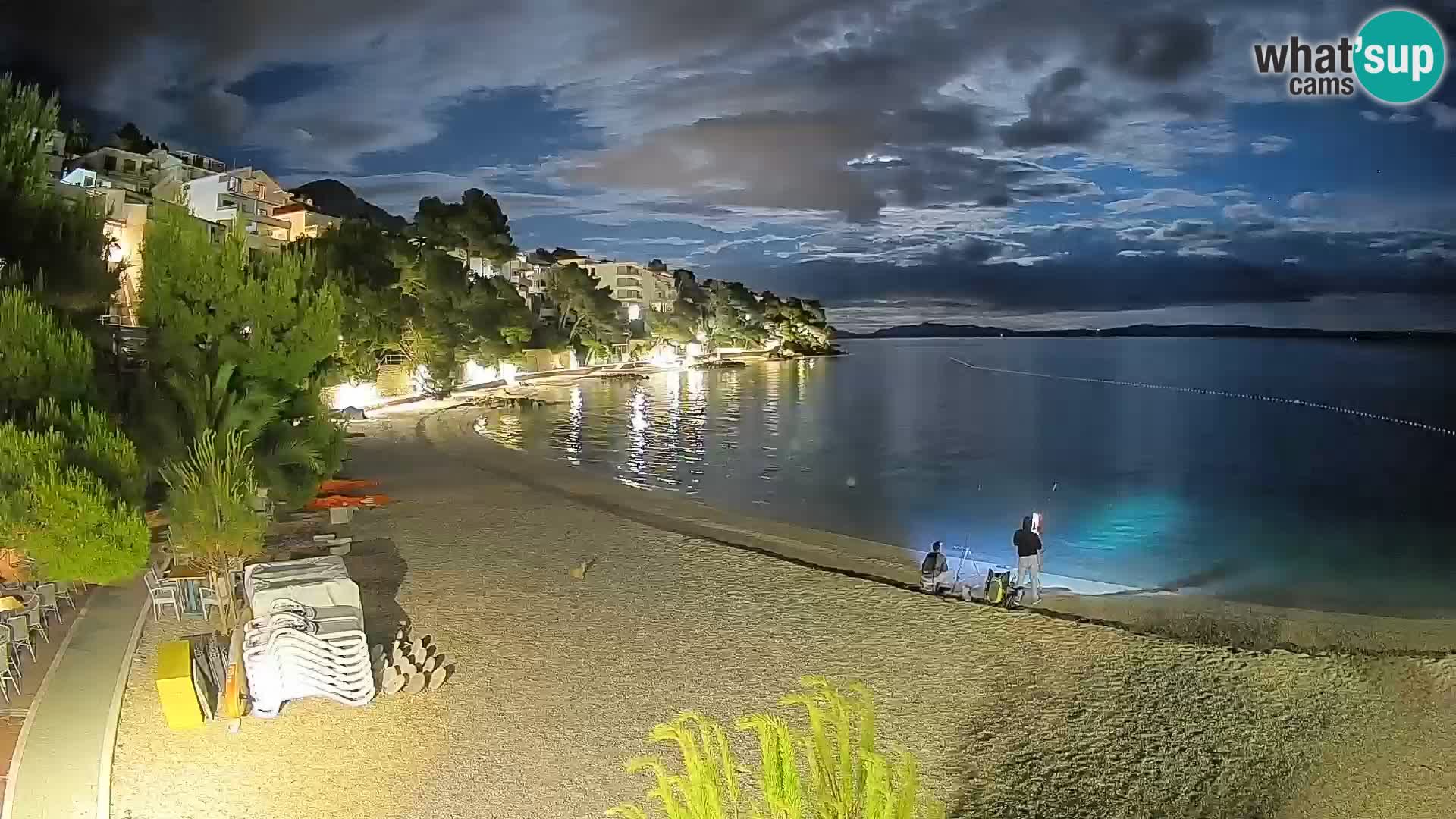 Webcam Lučica Beach Brela – Live View from the Adriatic Coast