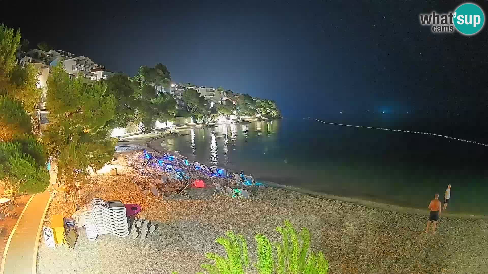 Webcam Lučica Beach Brela – Live View from the Adriatic Coast