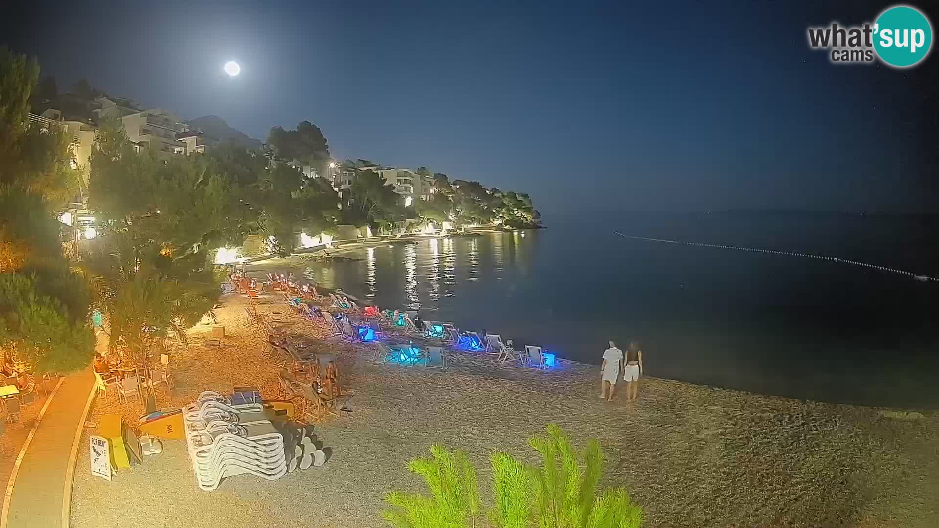 Webcam Lučica Beach Brela – Live View from the Adriatic Coast