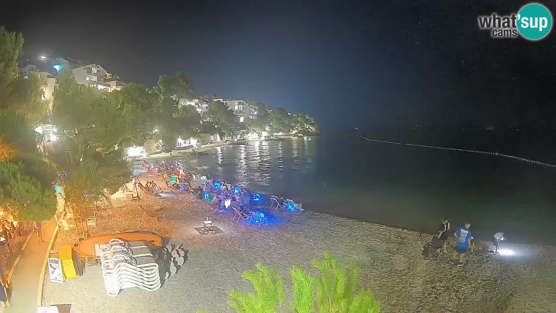 Webcam Lučica Beach Brela – Live View from the Adriatic Coast