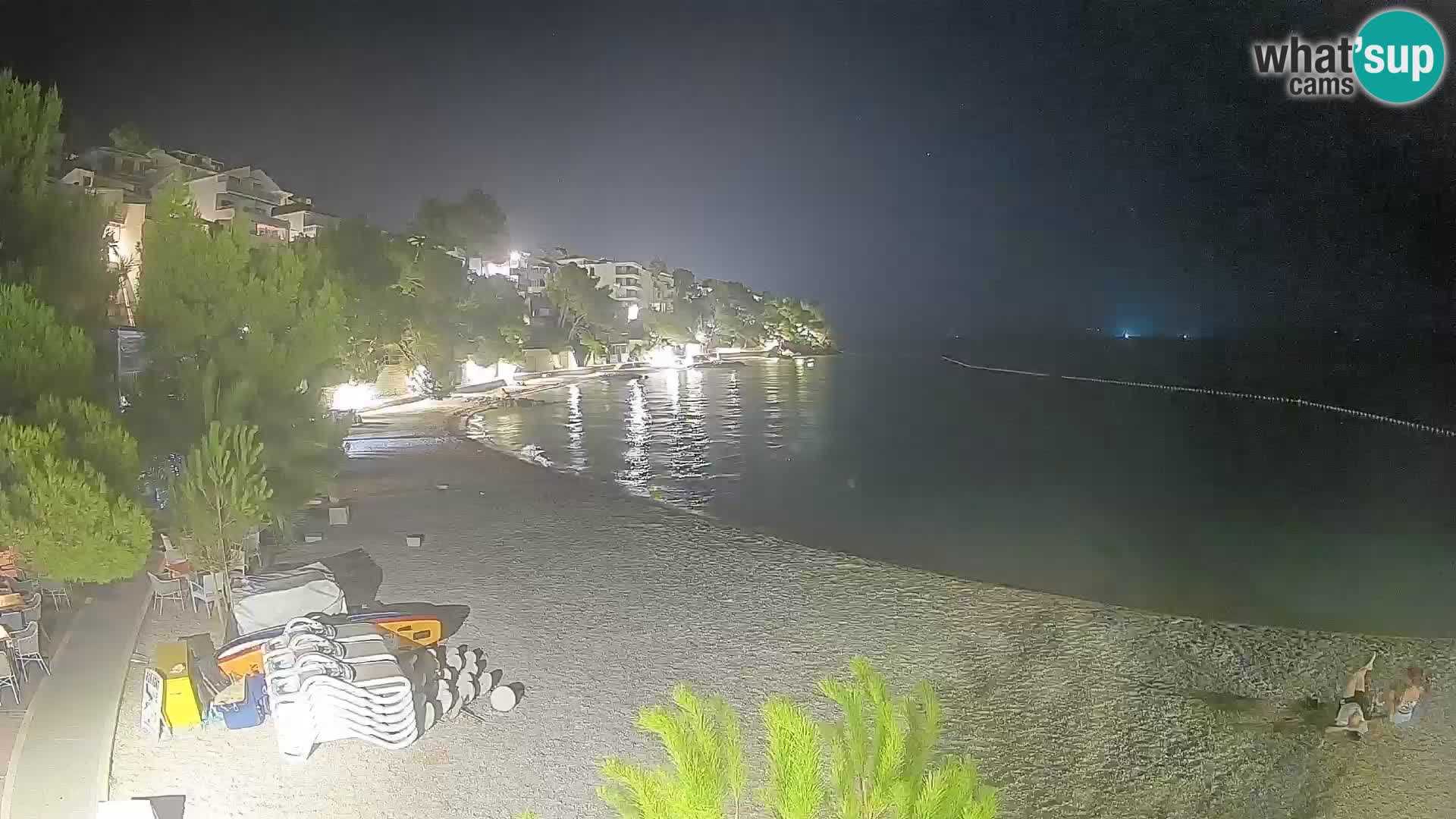 Webcam Lučica Beach Brela – Live View from the Adriatic Coast