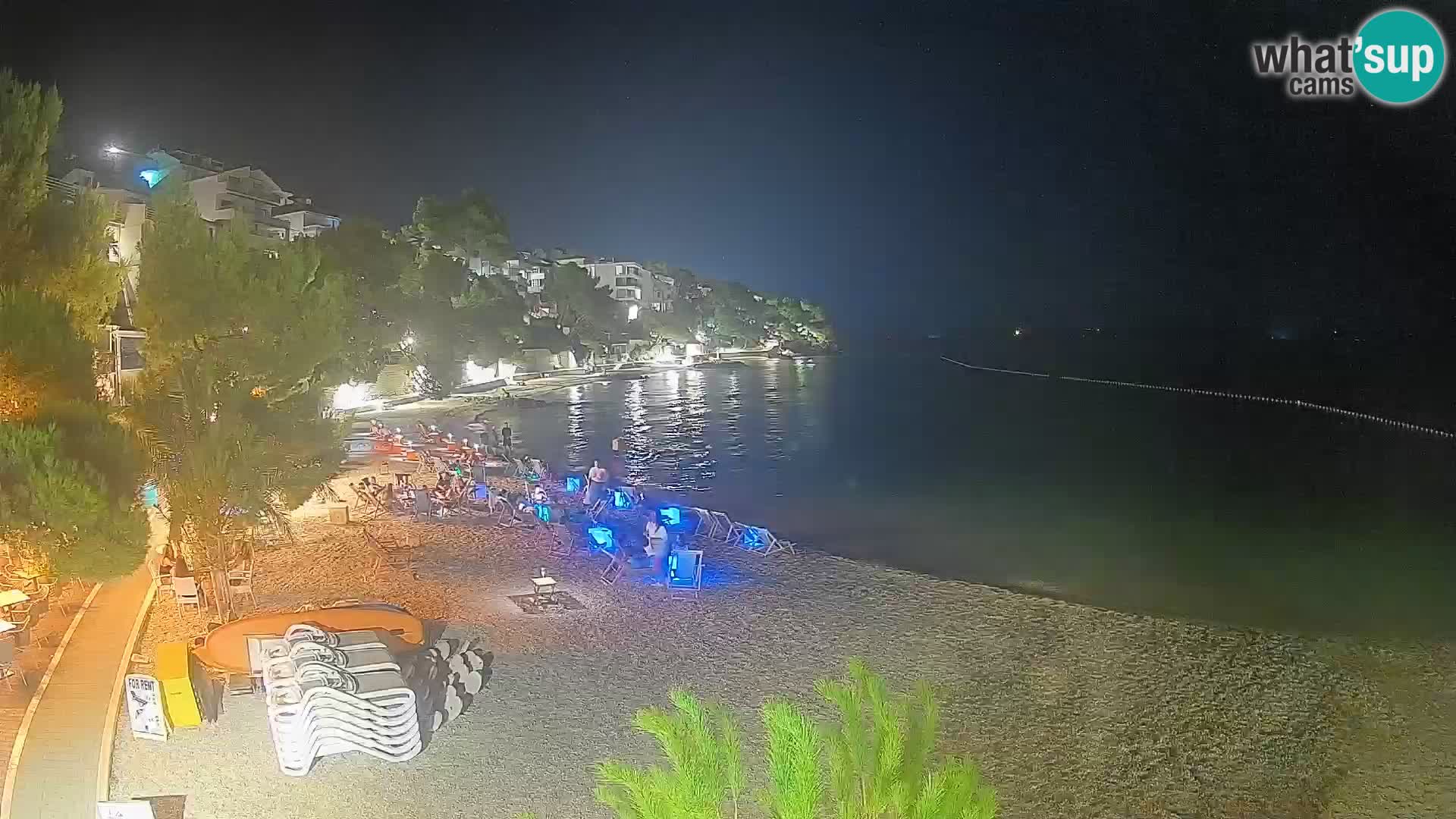 Webcam Lučica Beach Brela – Live View from the Adriatic Coast