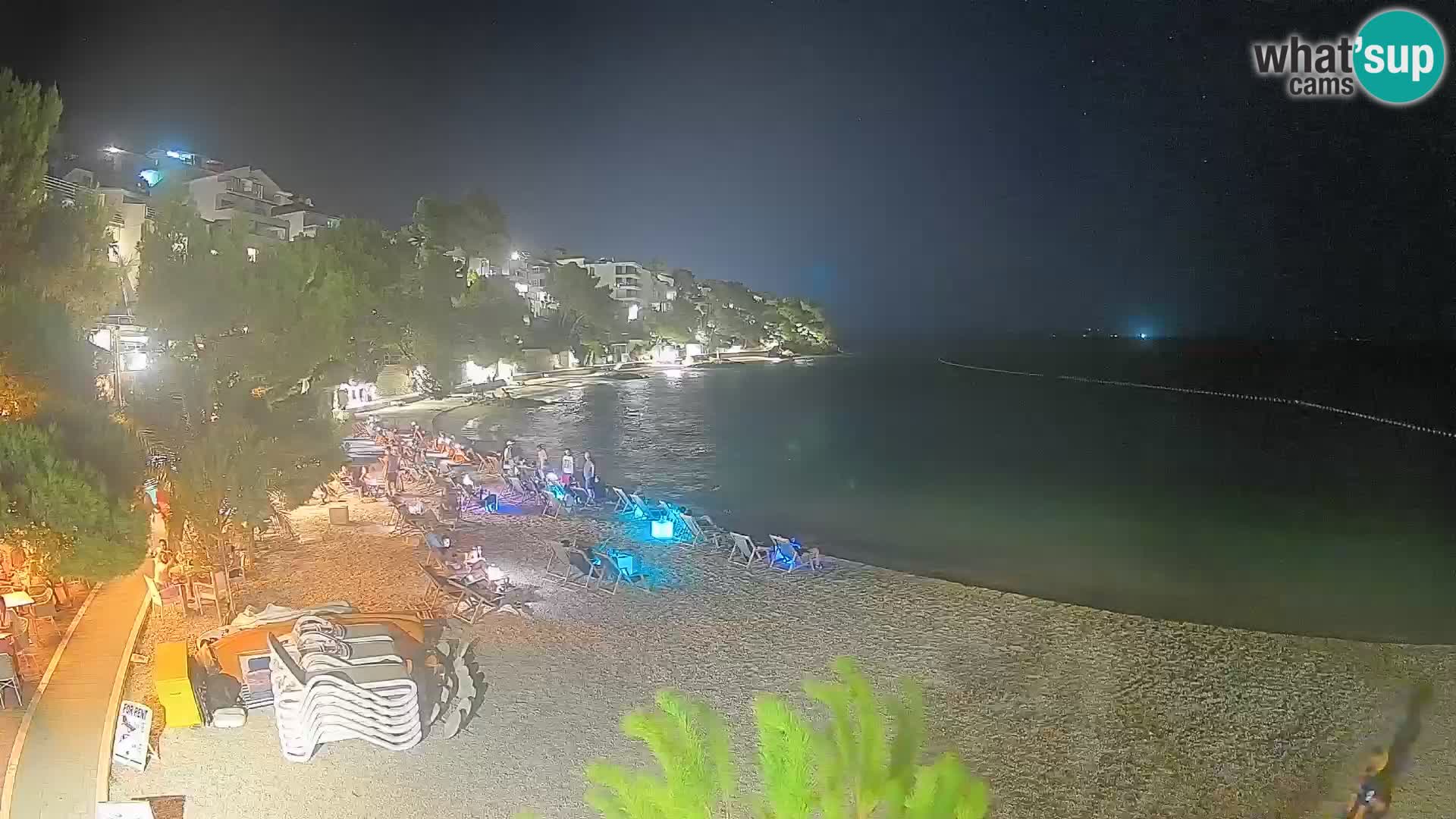 Webcam Lučica Beach Brela – Live View from the Adriatic Coast