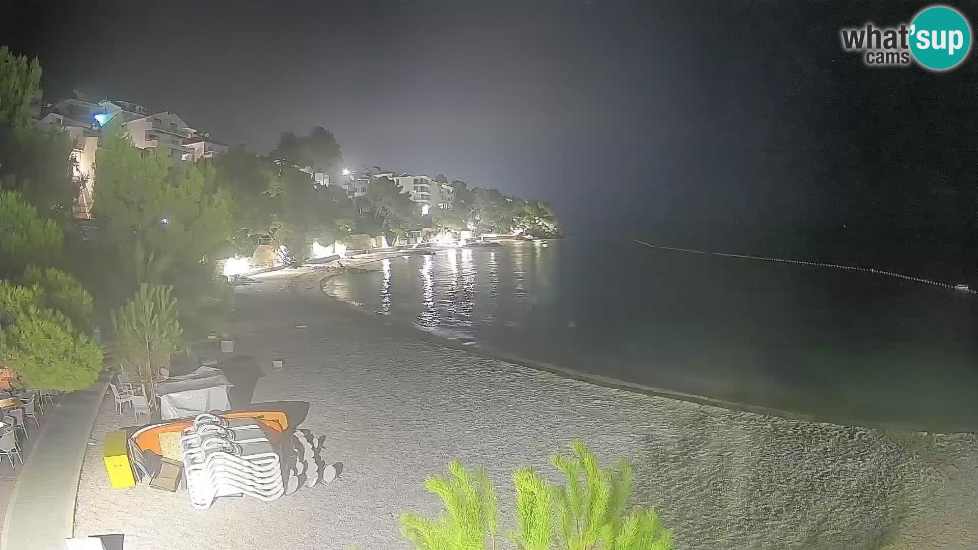 Webcam Lučica Beach Brela – Live View from the Adriatic Coast