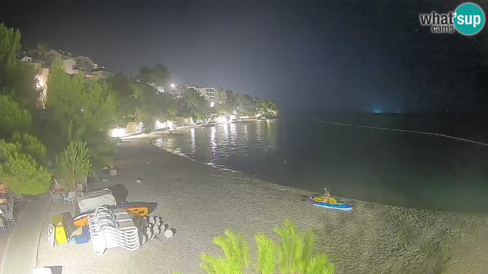 Webcam Lučica Beach Brela – Live View from the Adriatic Coast