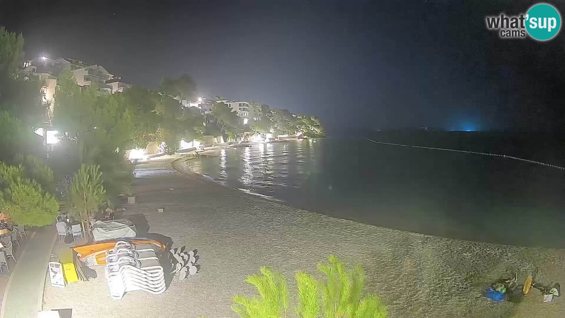 Webcam Lučica Beach Brela – Live View from the Adriatic Coast