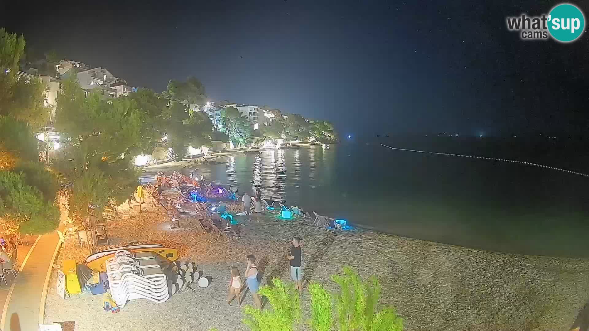 Webcam Lučica Beach Brela – Live View from the Adriatic Coast