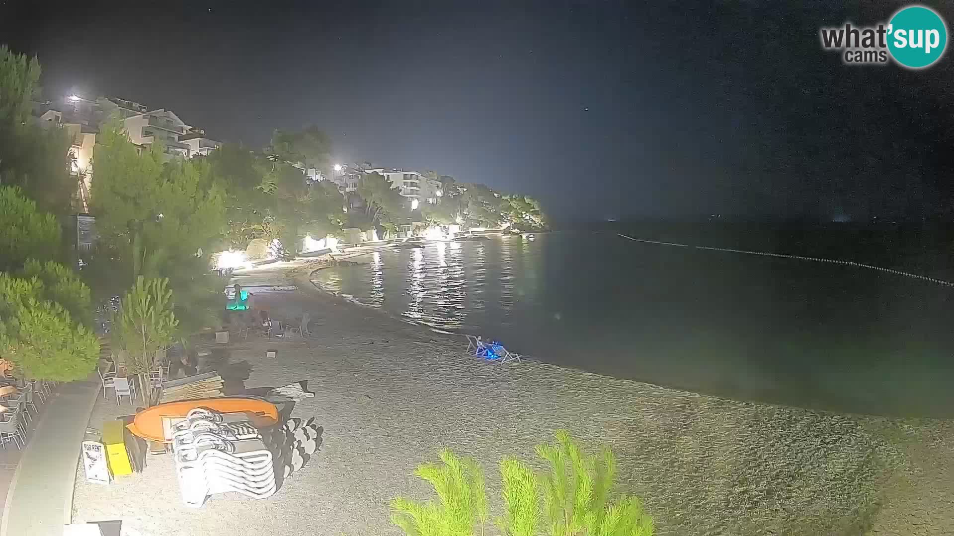 Webcam Lučica Beach Brela – Live View from the Adriatic Coast