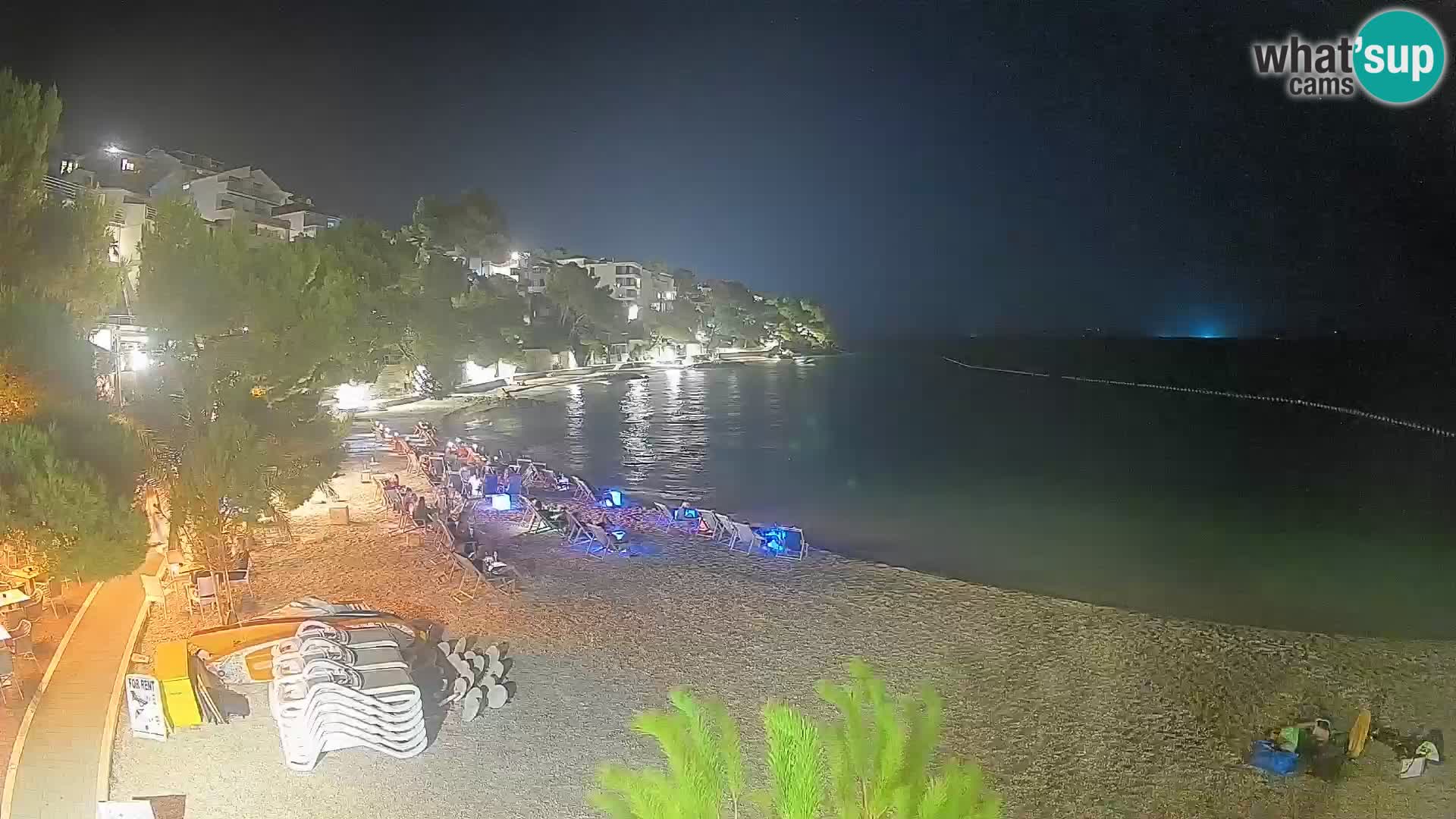Webcam Lučica Beach Brela – Live View from the Adriatic Coast