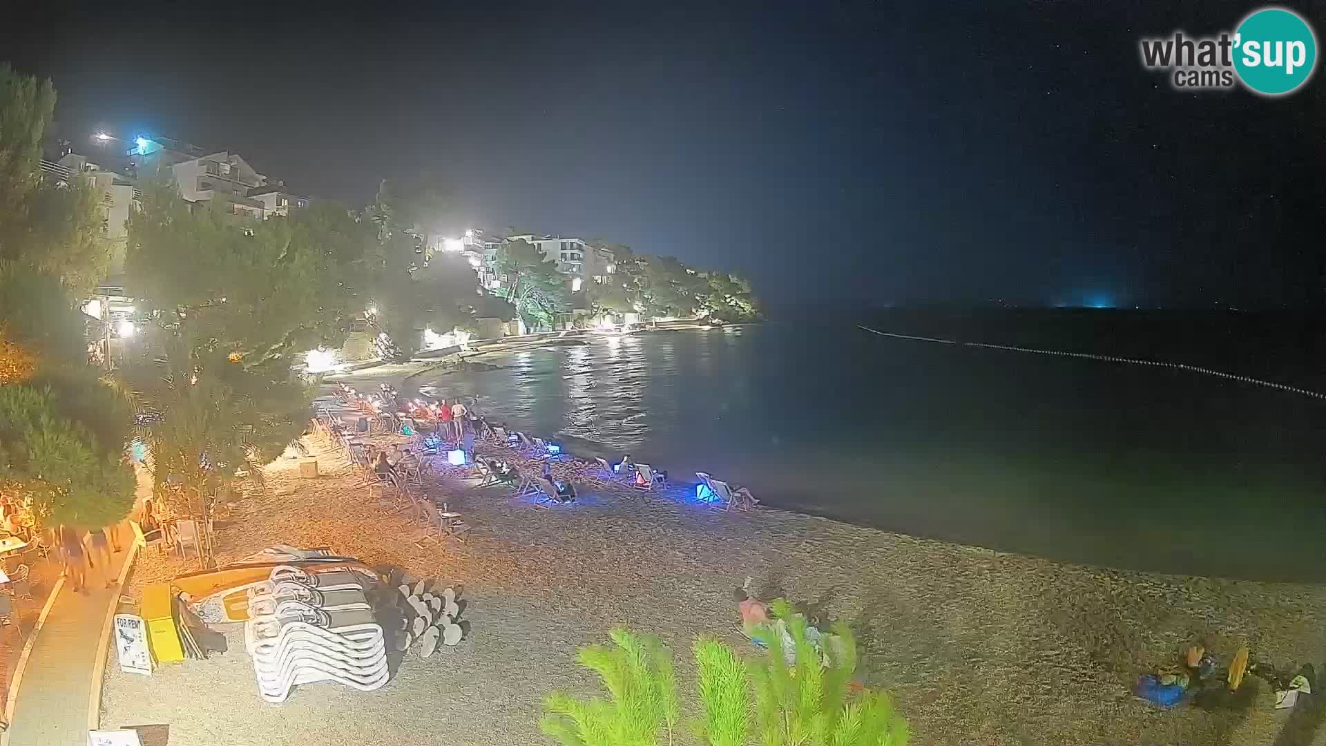 Webcam Lučica Beach Brela – Live View from the Adriatic Coast
