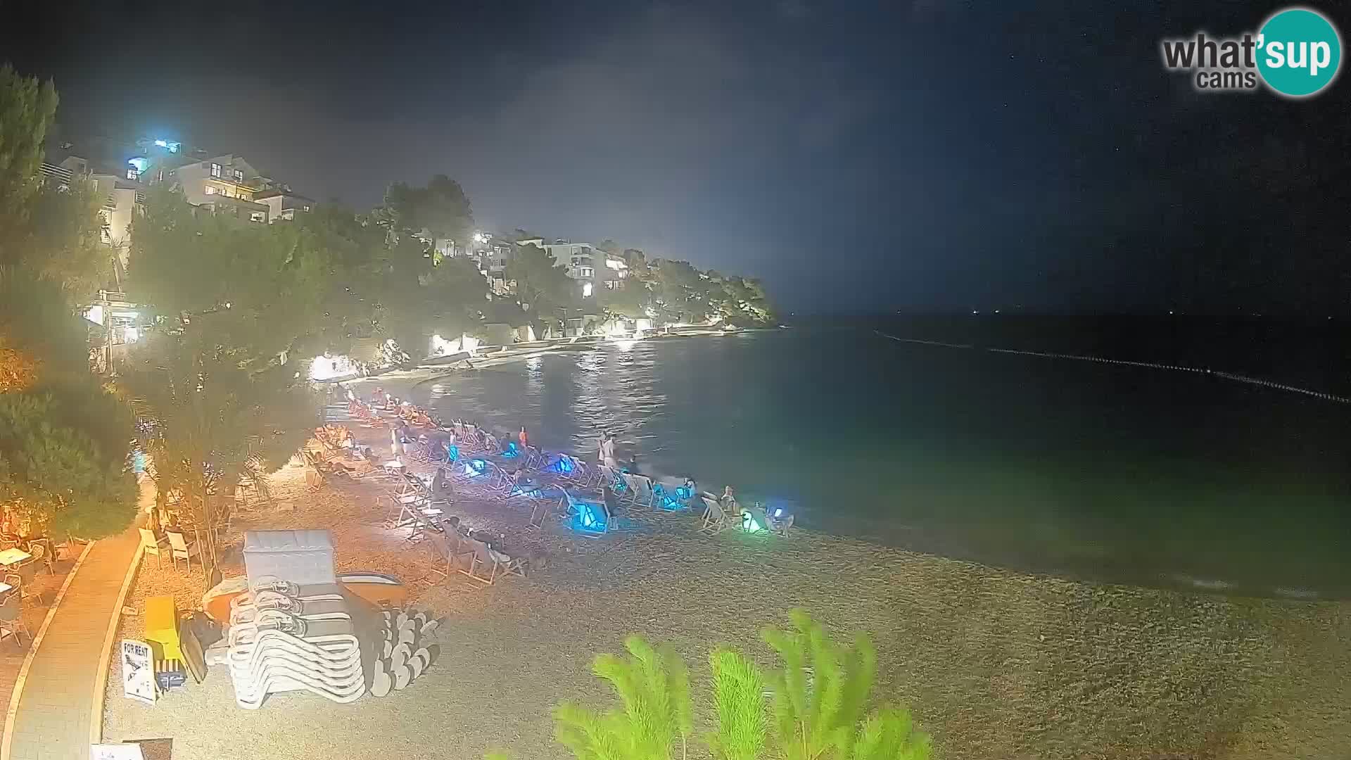 Webcam Lučica Beach Brela – Live View from the Adriatic Coast